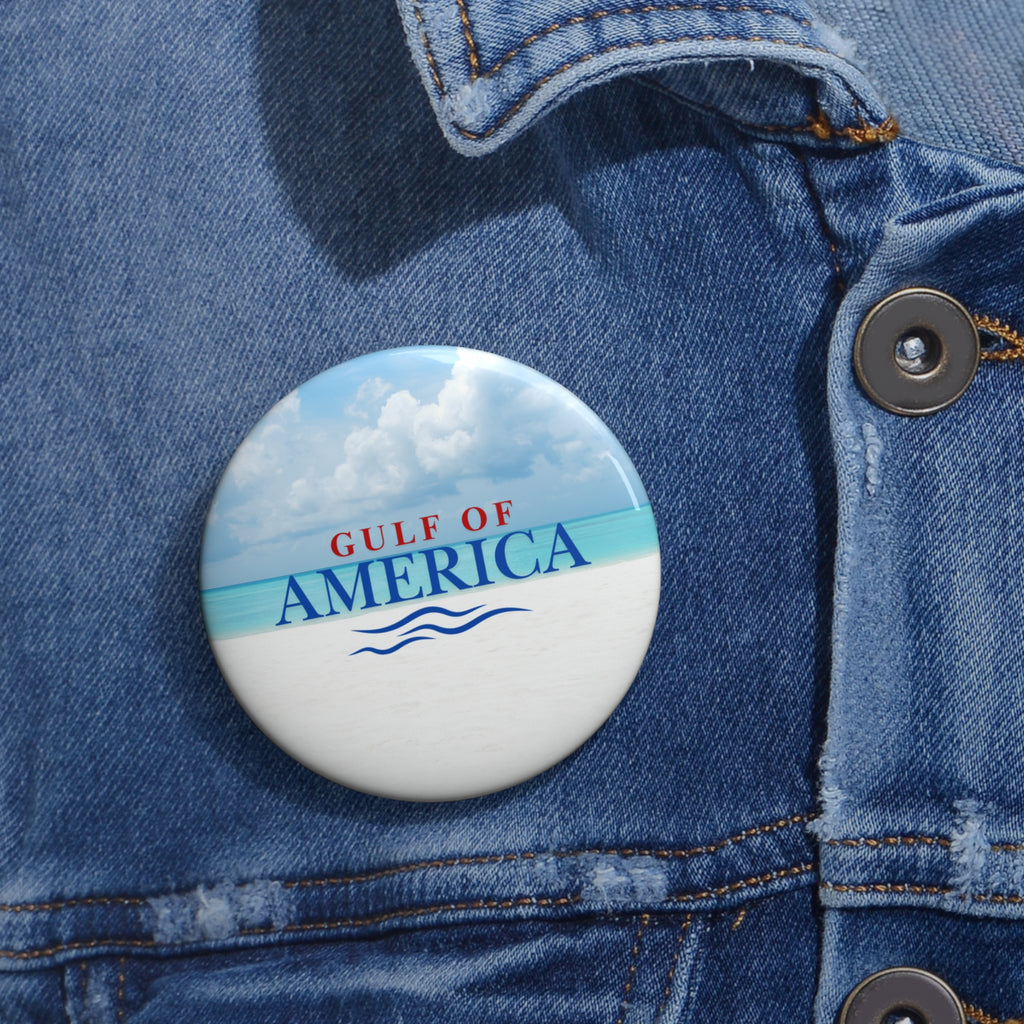 American Gulf Beach Travel Pin Buttons