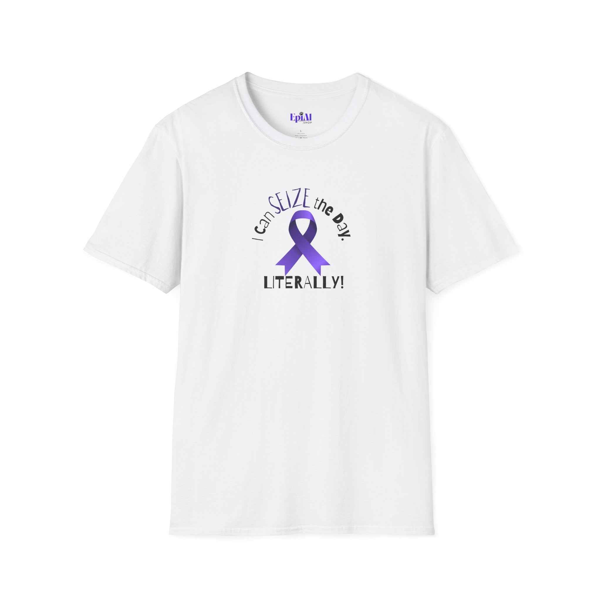 “I Can SEIZE the Day — Literally!” Epilepsy Awareness Pin Button (3