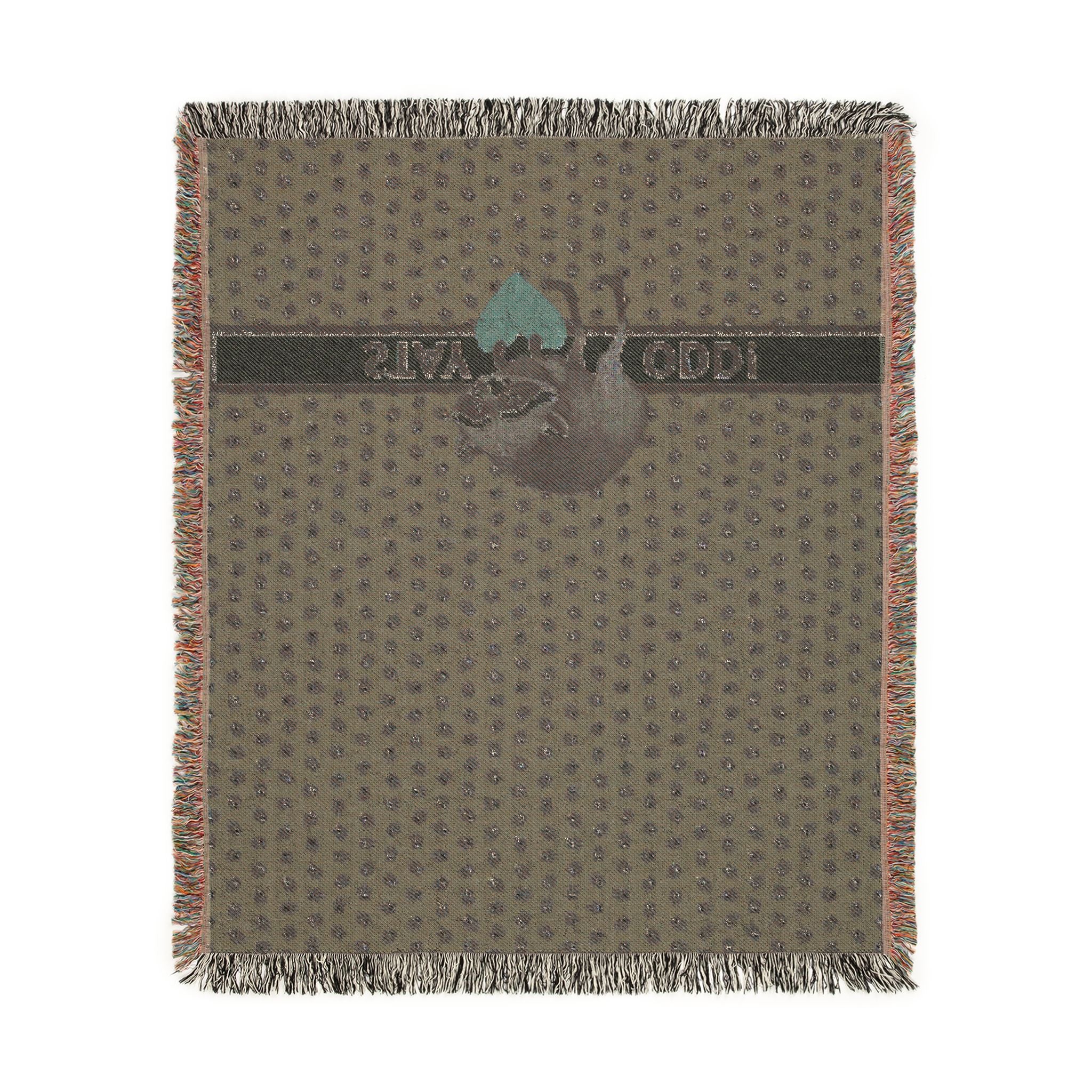 Stay Odd Jimothy Woven Cotton Blanket