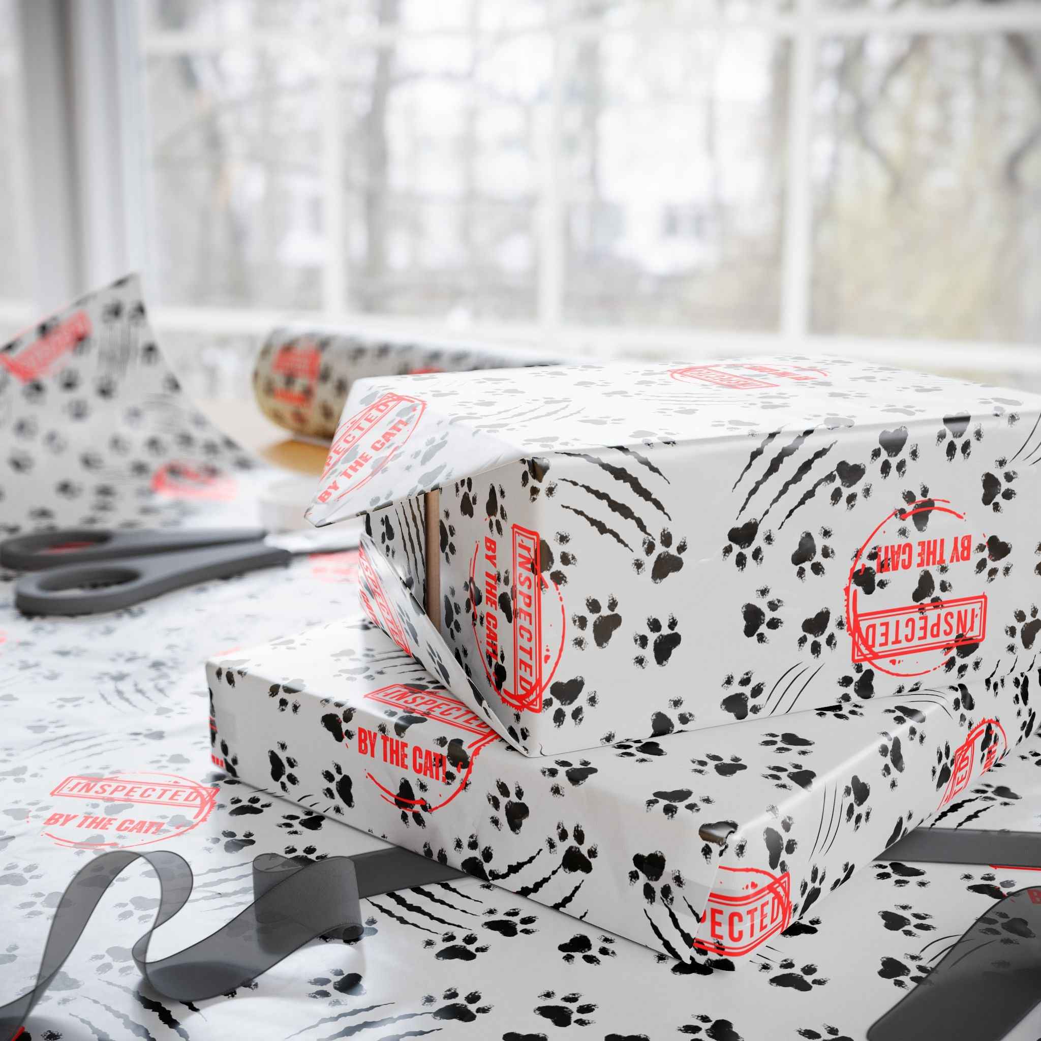 This Gift Was Inspected by a Cat – All-Purpose Gift Wrap