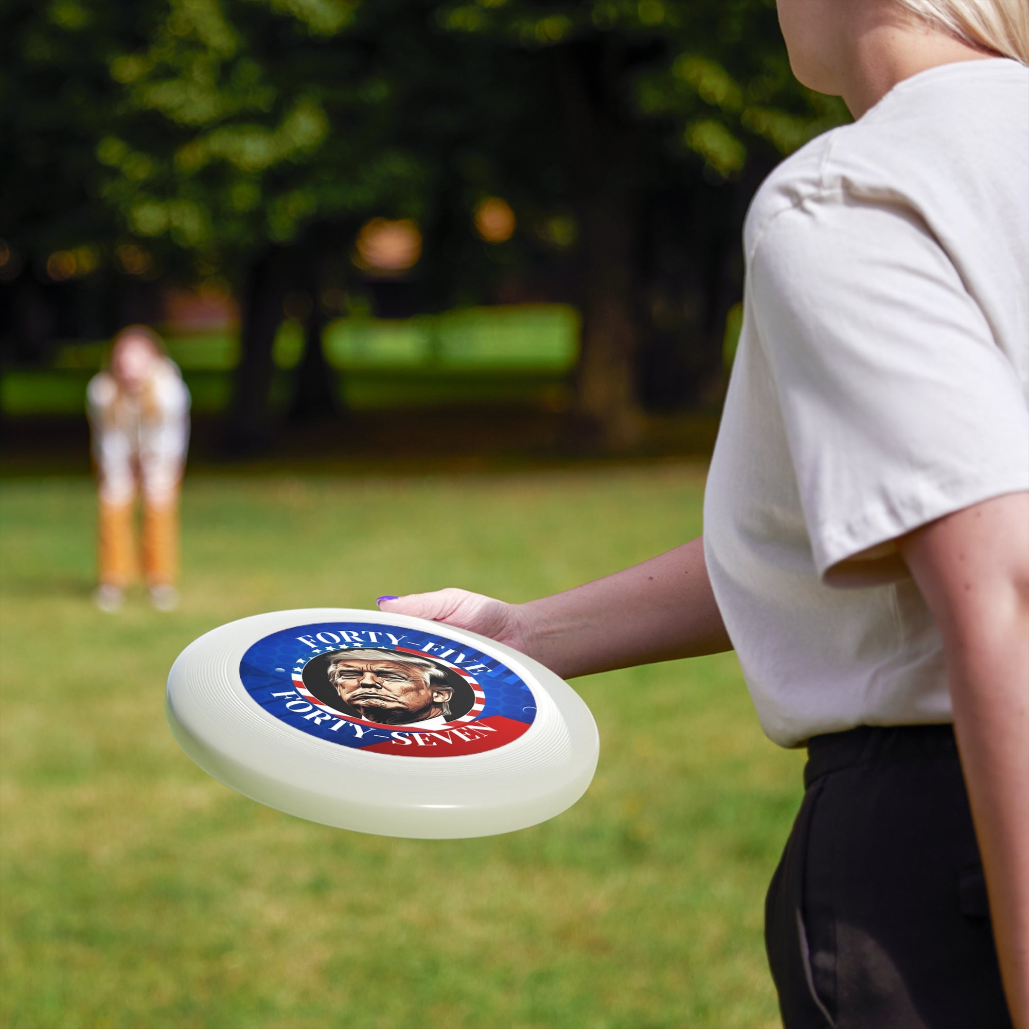 Trump 45 47 Frisbee - Fun Outdoor Game