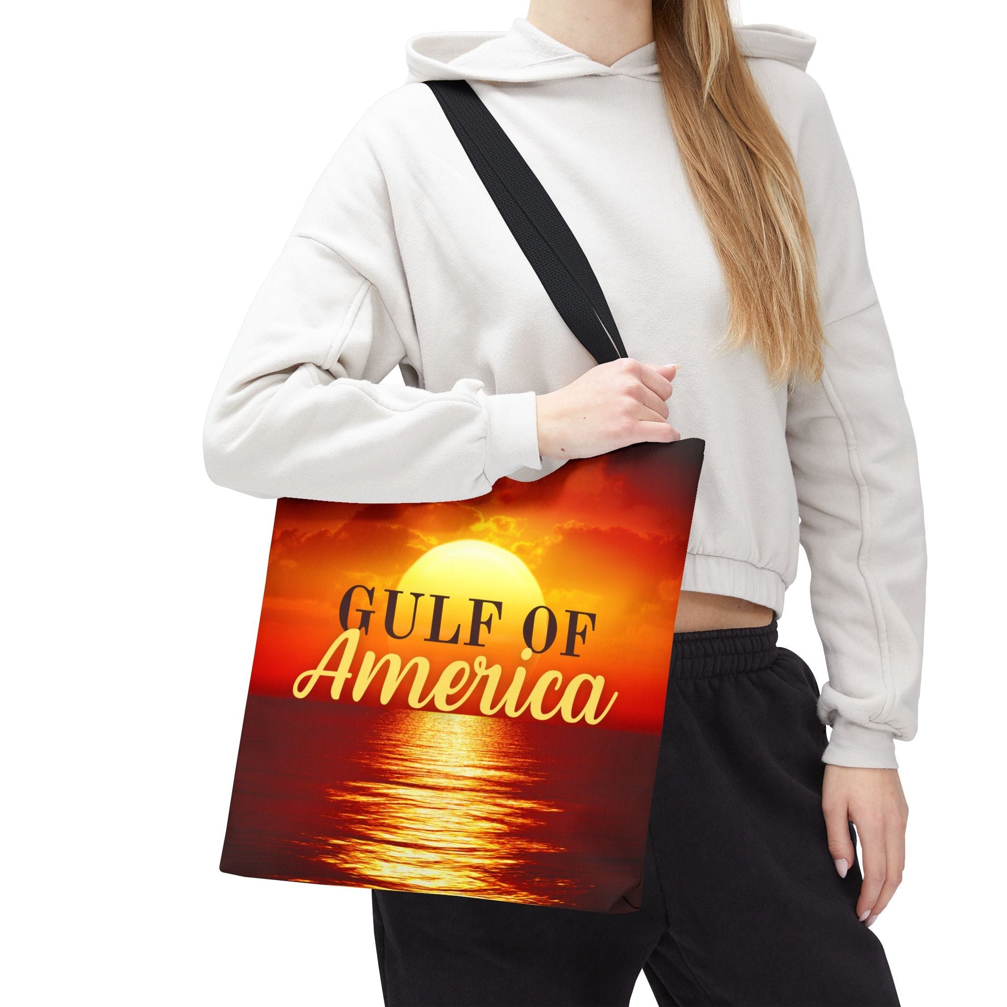 Gulf of America Sunset Tote Bag - Chic Beach Accessory Printify