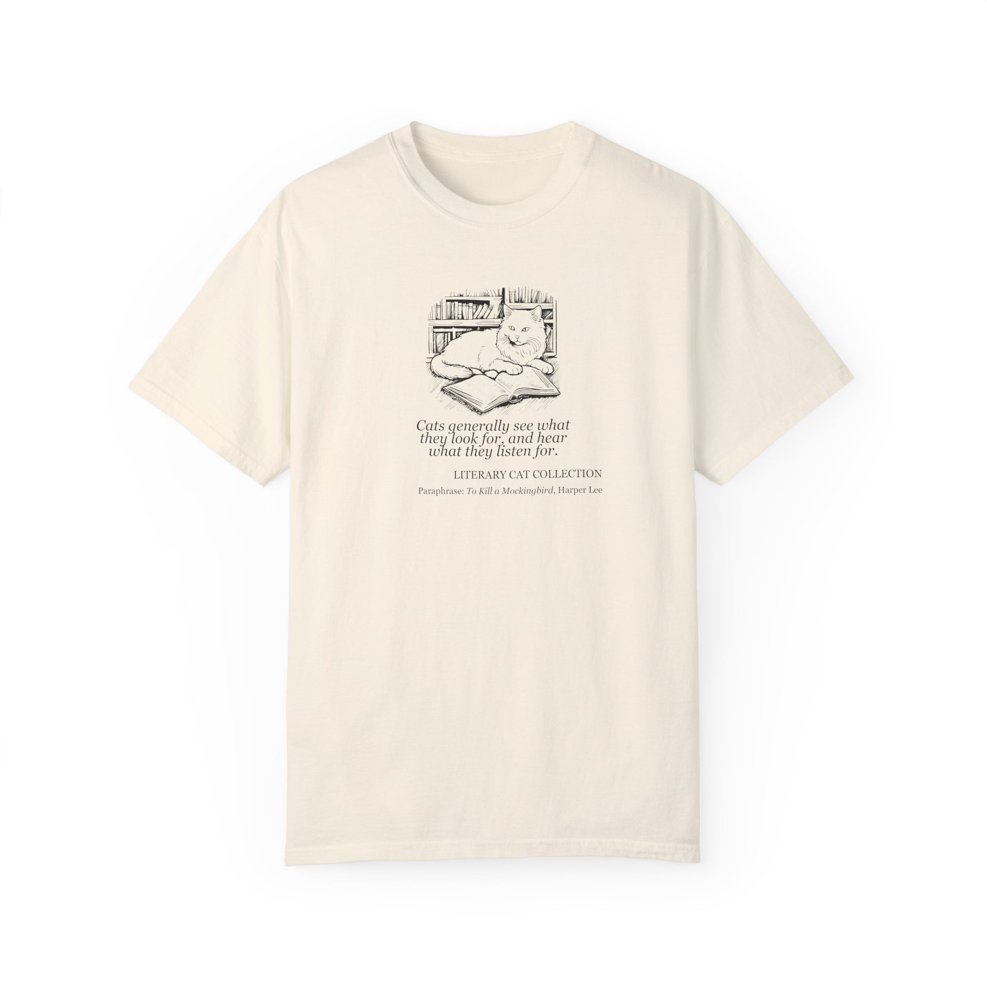 Literary Cat Unisex T-Shirt - To Kill a Mockingbird 2