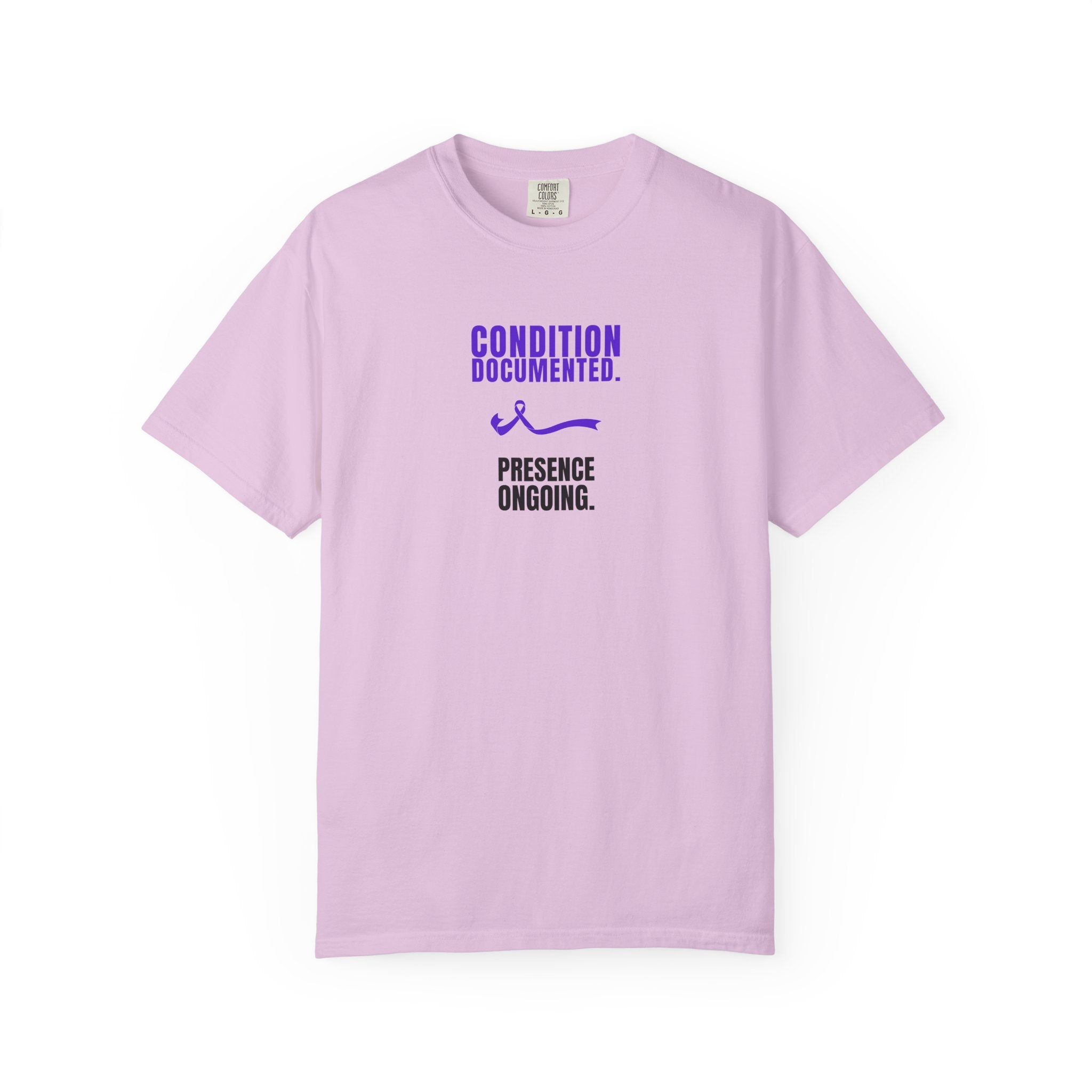 Condition Documented. Presence Ongoing. – Epilepsy Awareness T-Shirt