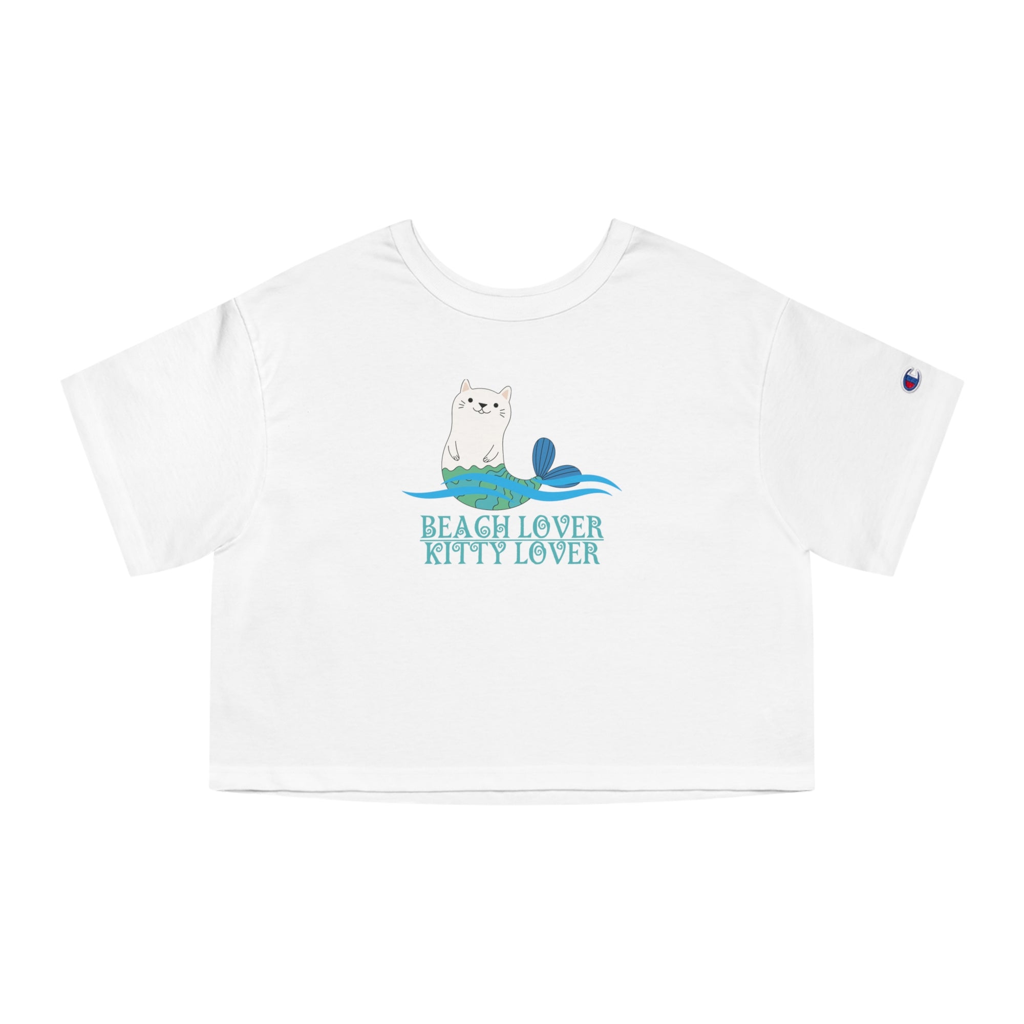 Beach Lover Champion Heritage Cropped T - Shirt - T - Shirt - Epileptic Al’s Shop