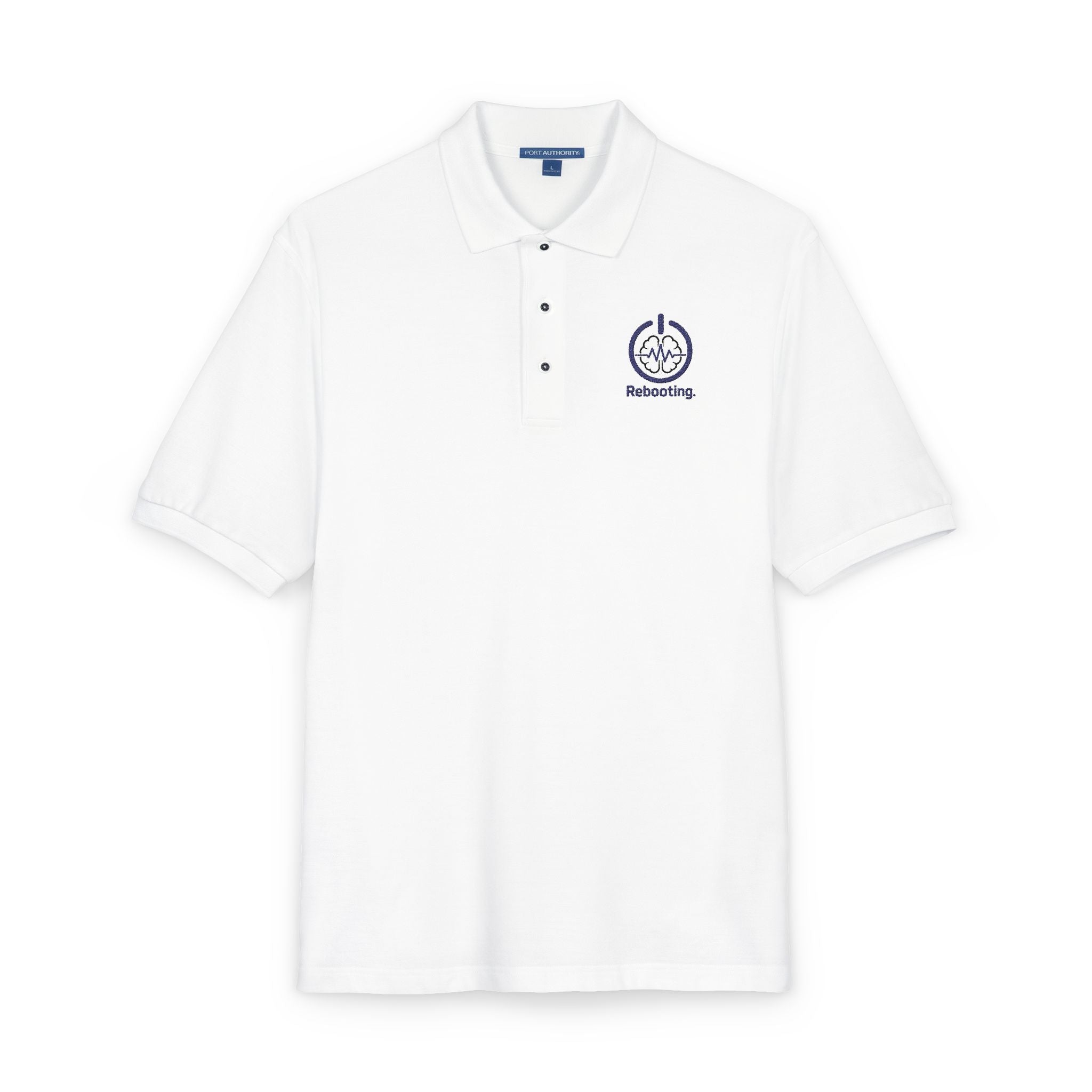 Rebooting Embroidered Polo Shirt
