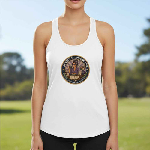 Bureau of Looking Fine Women's Racerback Tank Top – Internal Systems Unknown