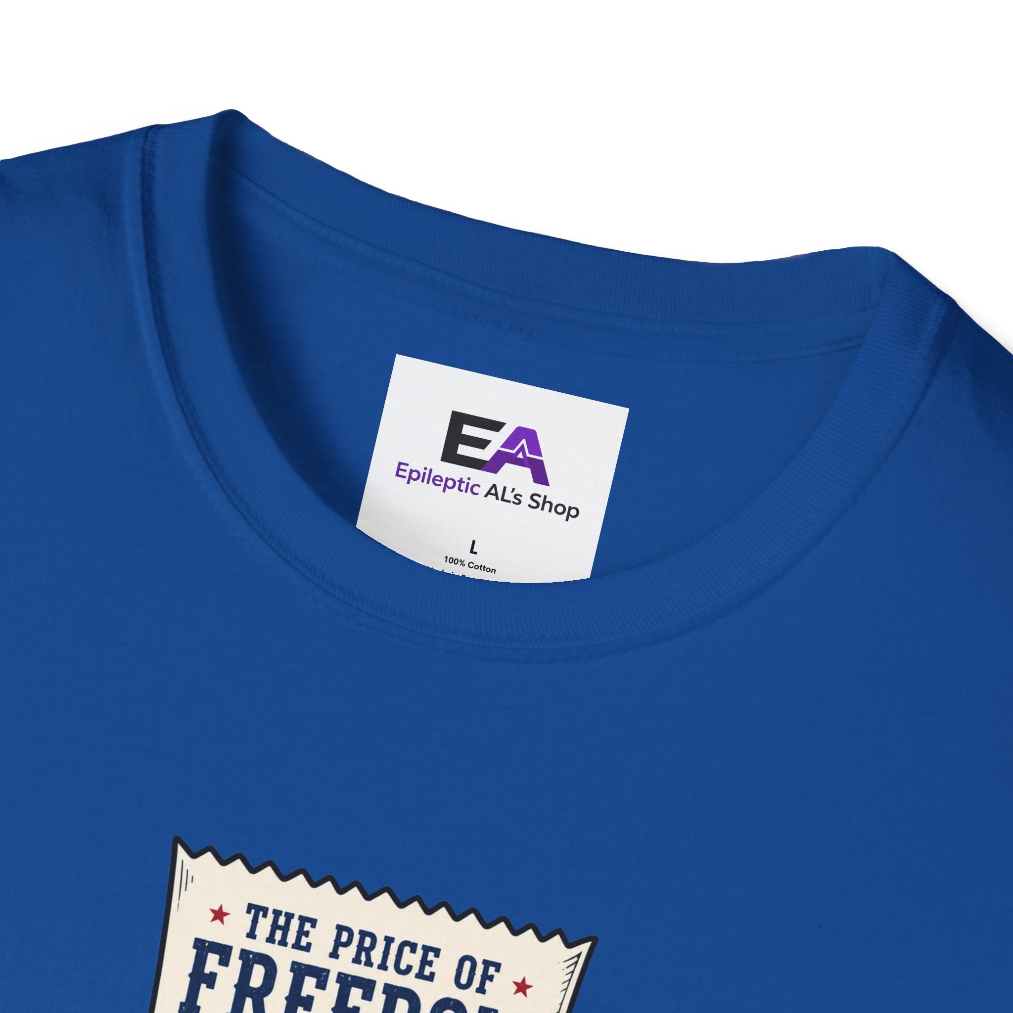 Price of Freedom Patriotic Receipt T-Shirt | Americana Graphic Tee