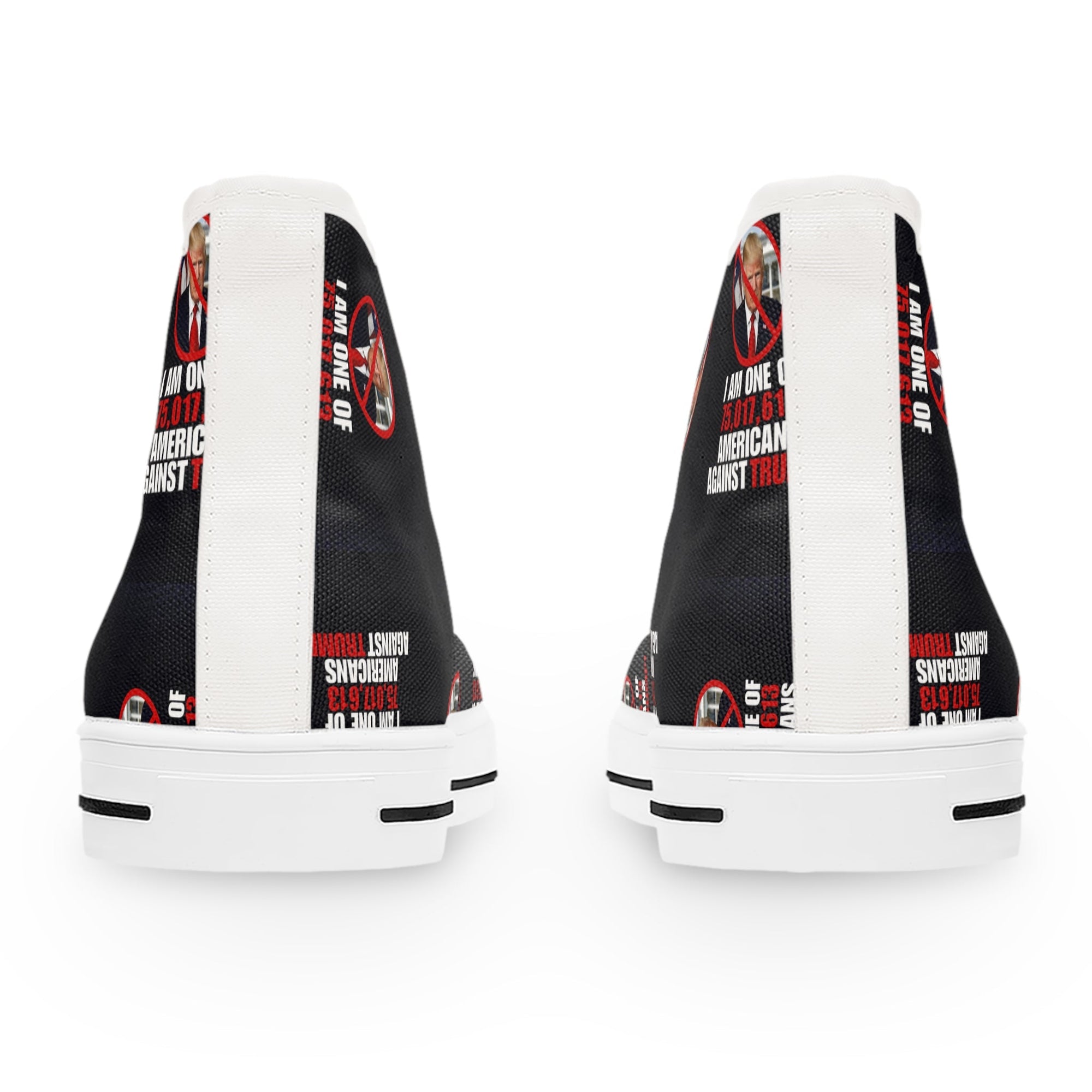 Women's High Top Sneakers - Americans Against Trump Printify