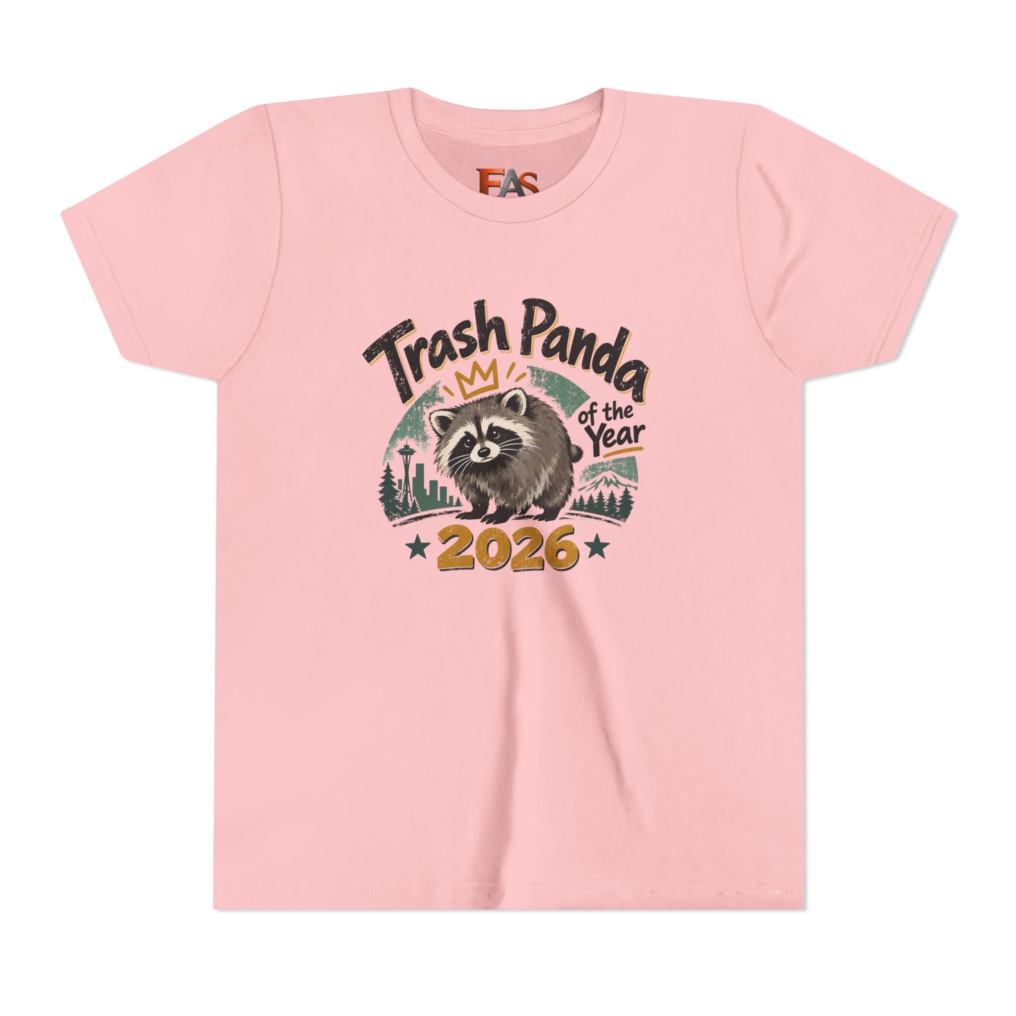 Trash Panda of the Year 2026 Youth T-Shirt | Jimothy-Inspired Raccoon Tee