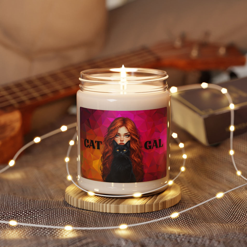Cat Gal Scented Soy Candle | Cozy Home Decor for Cat Lovers