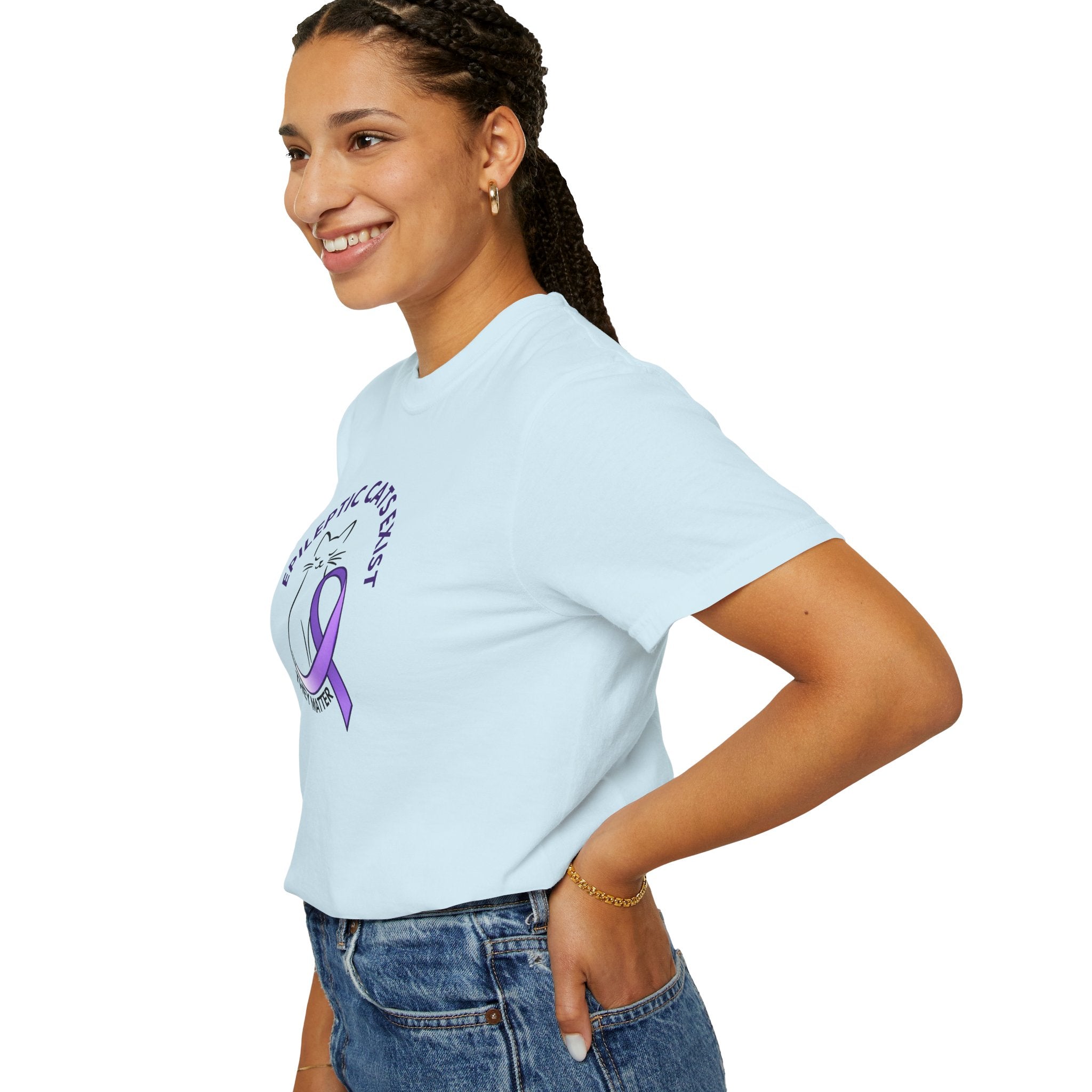 Epikitty Awareness T-Shirt – Epileptic Cats Exist. They Matter.