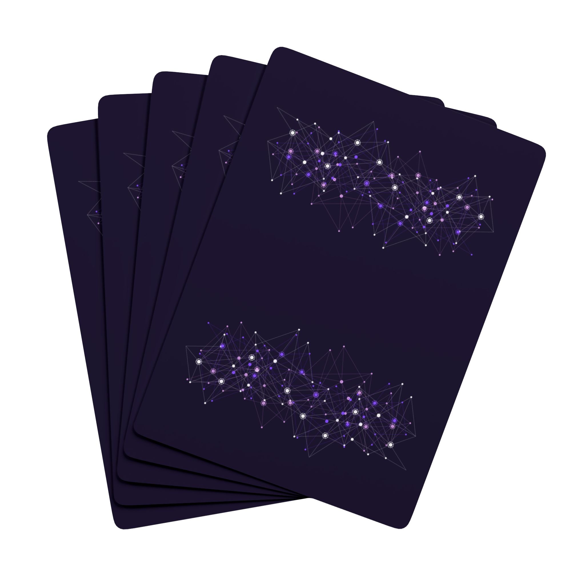 Neuro Network Epilepsy Awareness Playing Cards – Purple Connection Poker Deck