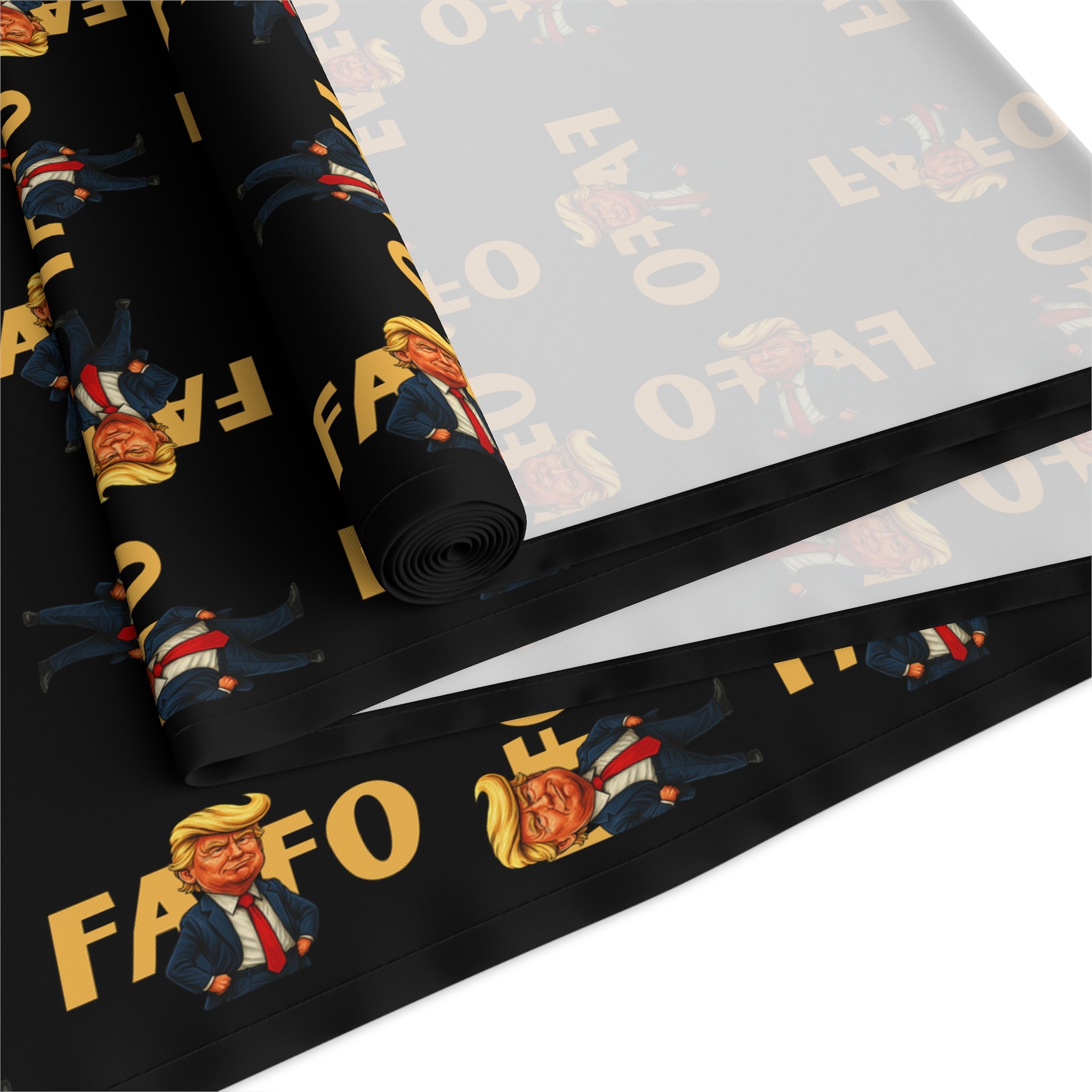 Brazen Political Parody Stylish Table Runner
