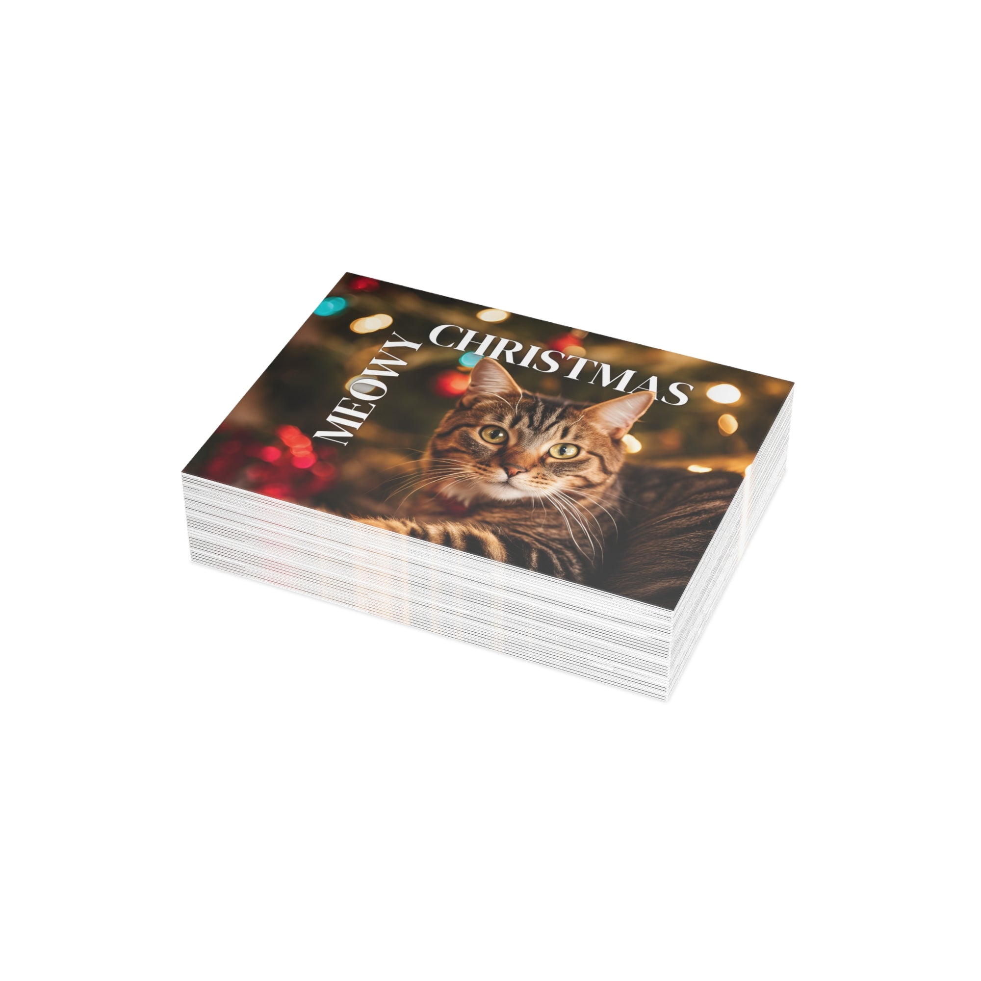 Meowy Christmas Postcard Bundles (envelopes included)