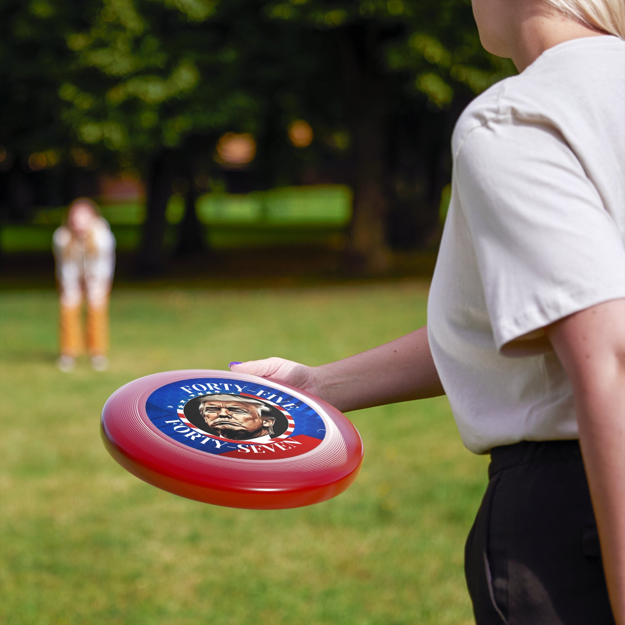 Trump 45 47 Frisbee - Fun Outdoor Game