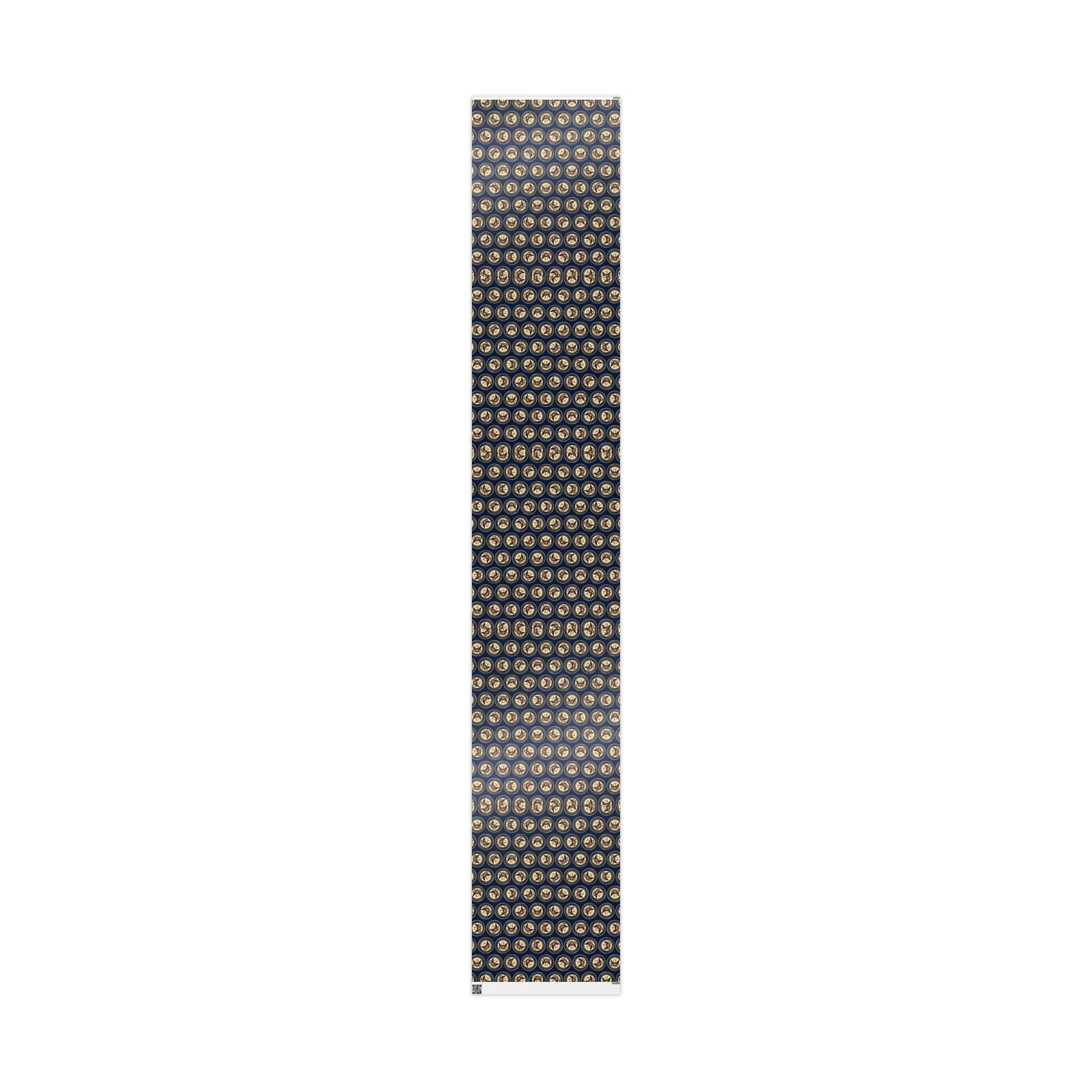 Aging Excellence – Faux Seal Birthday Wrapping Paper