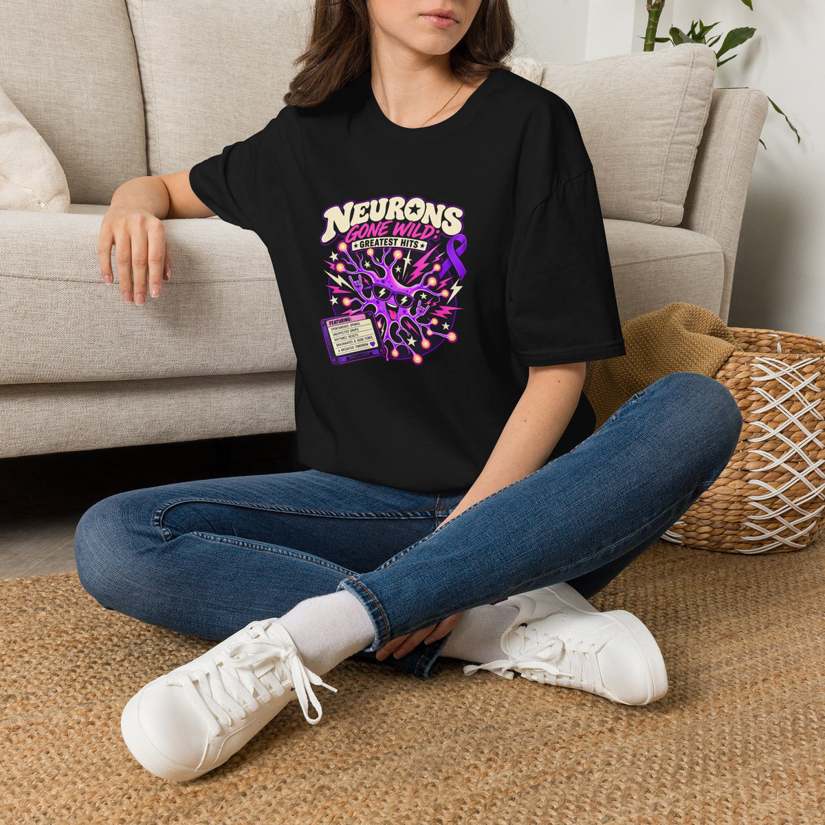 Neurons Gone Wild: Greatest Hits Epilepsy Awareness T-Shirt