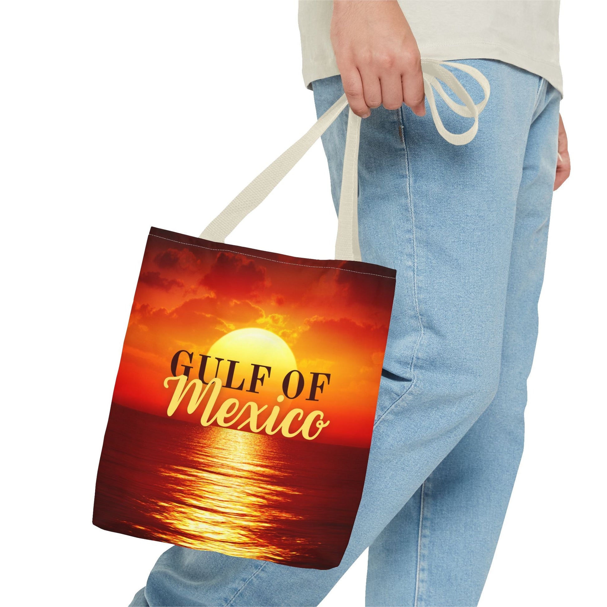 Gulf of Mexico Sunset Tote Bag - Chic Beach Accessory Printify