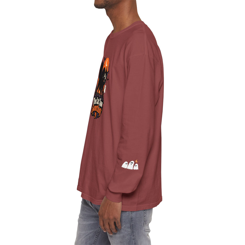 The Cat Saw Something Halloween Long Sleeve Shirt