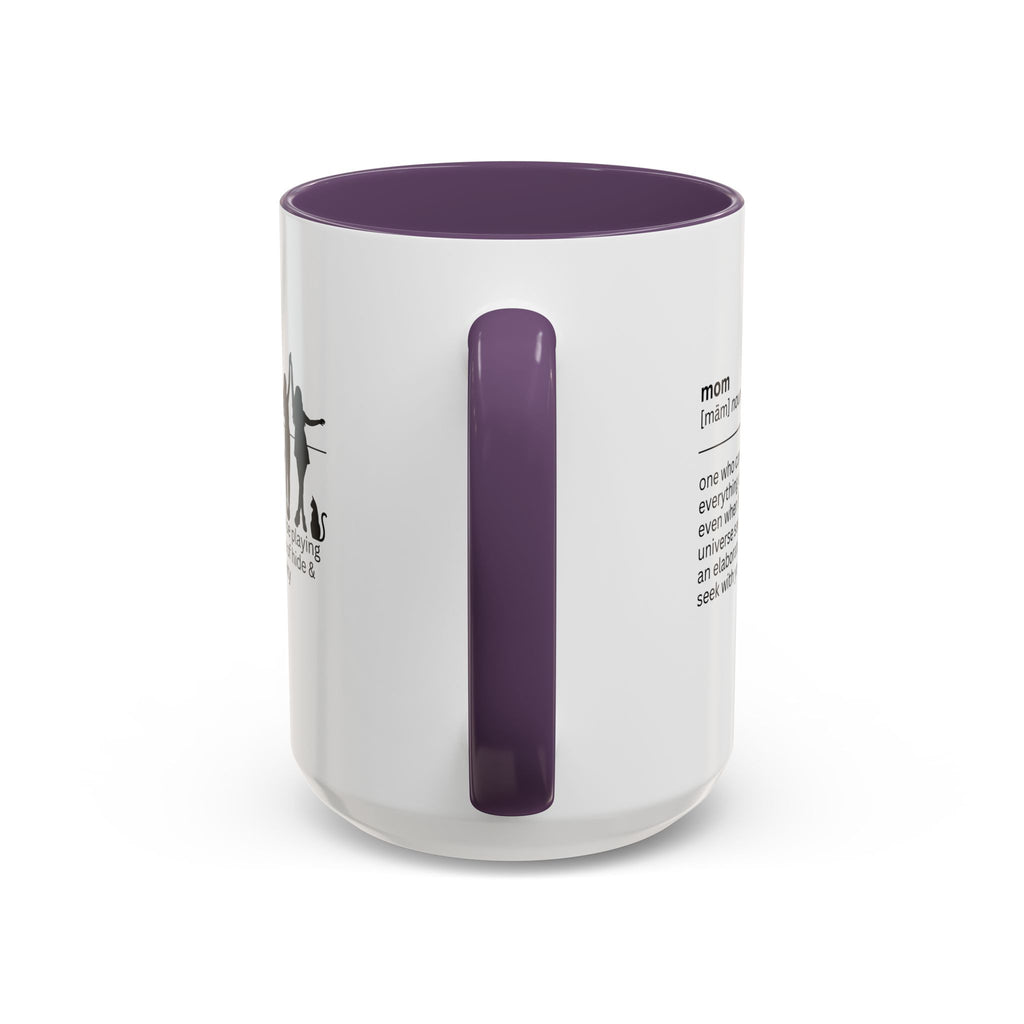 Mom Okay Accent Coffee Mug - Perfect Gift for Moms
