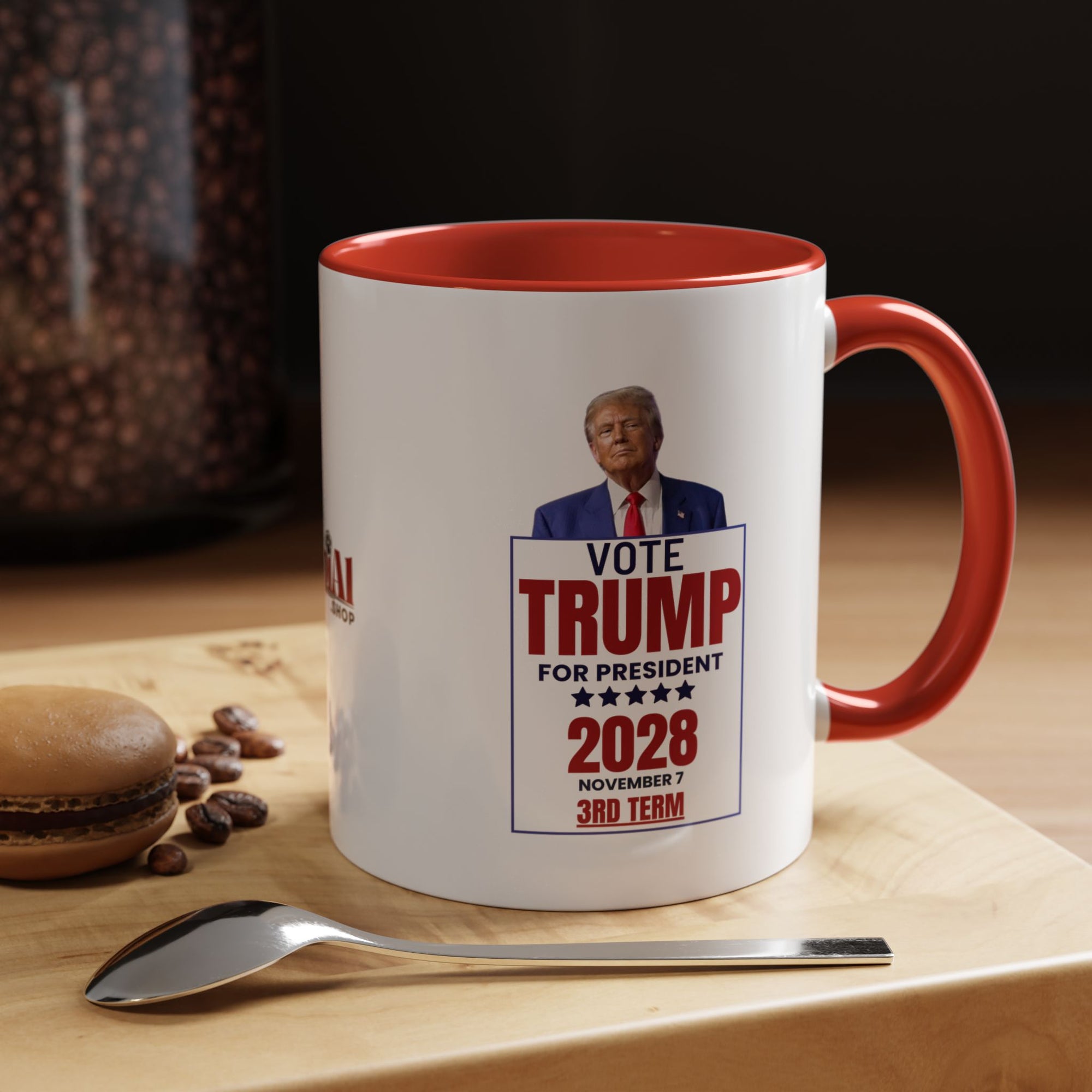 Vote Trump for President Coffee Mug – 11oz & 15oz Accent Mug for Political Enthusiasts