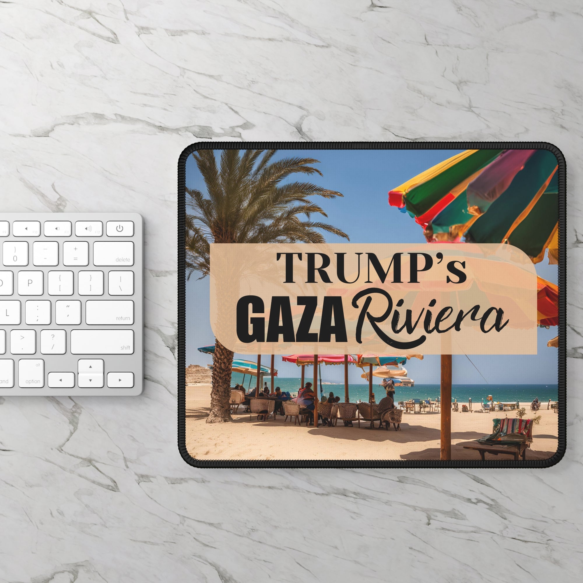 Trump's Gaza Riviera Gaming Mousepad