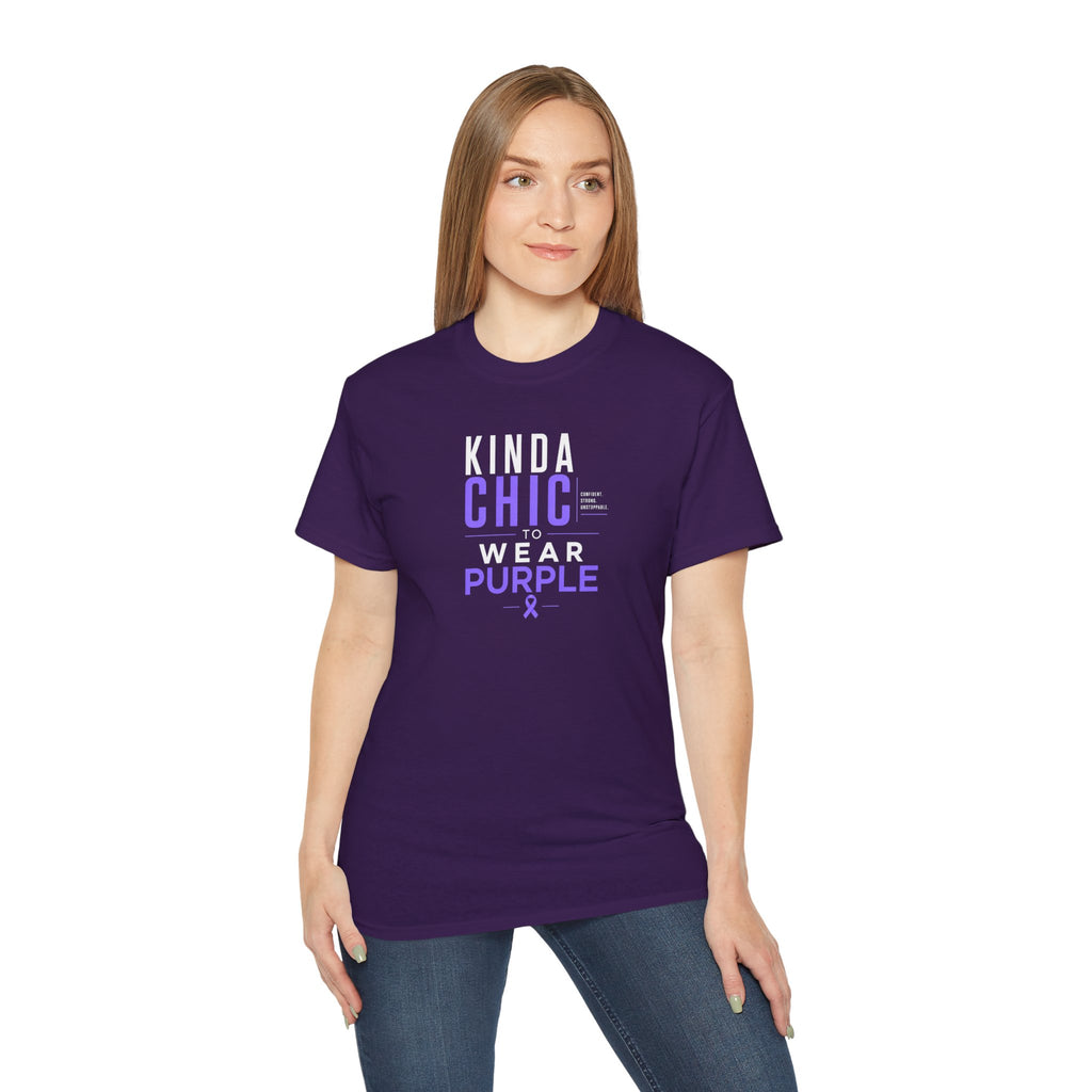 Kinda Chic to Wear Purple Epilepsy Awareness T-Shirt