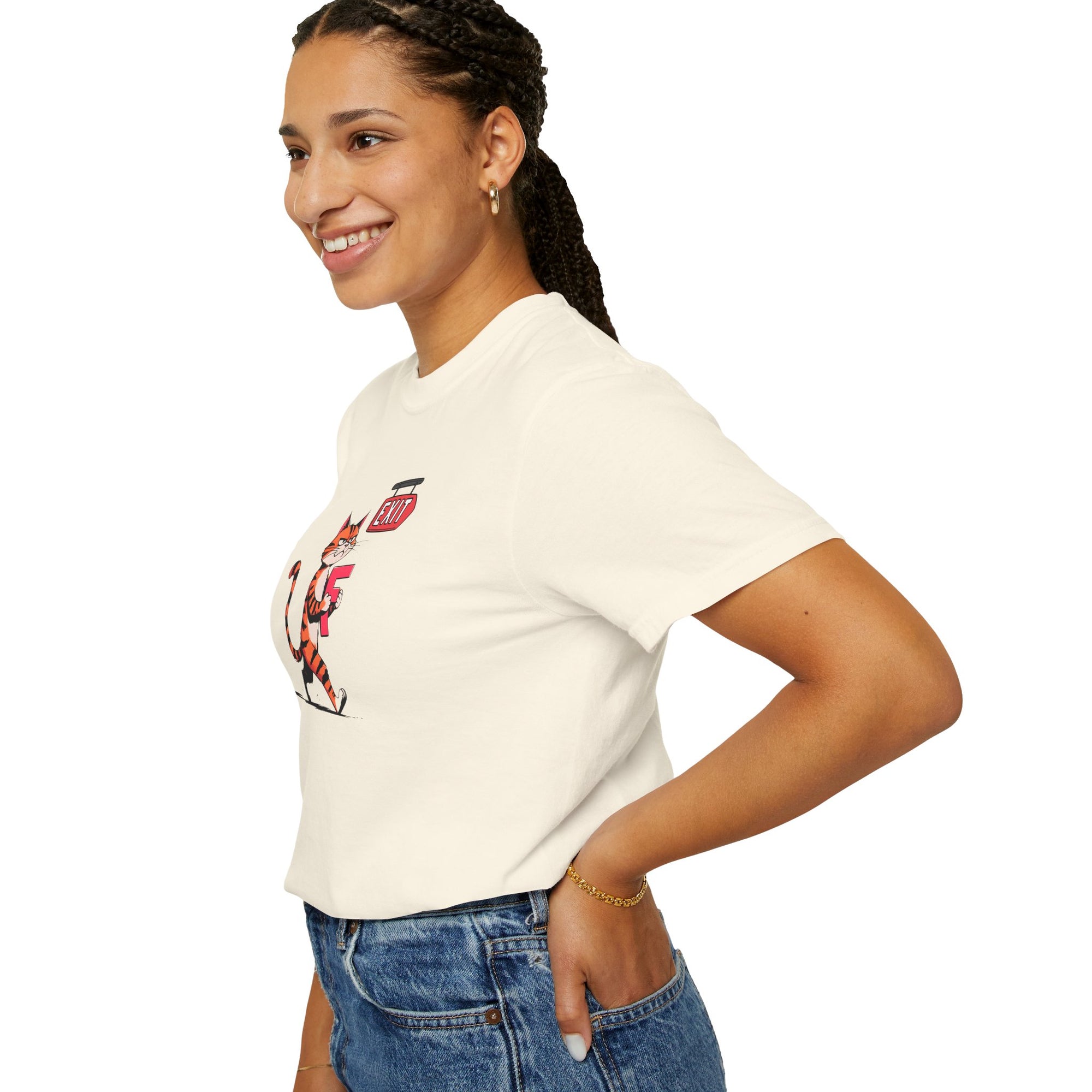 Getting the F Outta Here Unisex Garment-Dyed T-shirt
