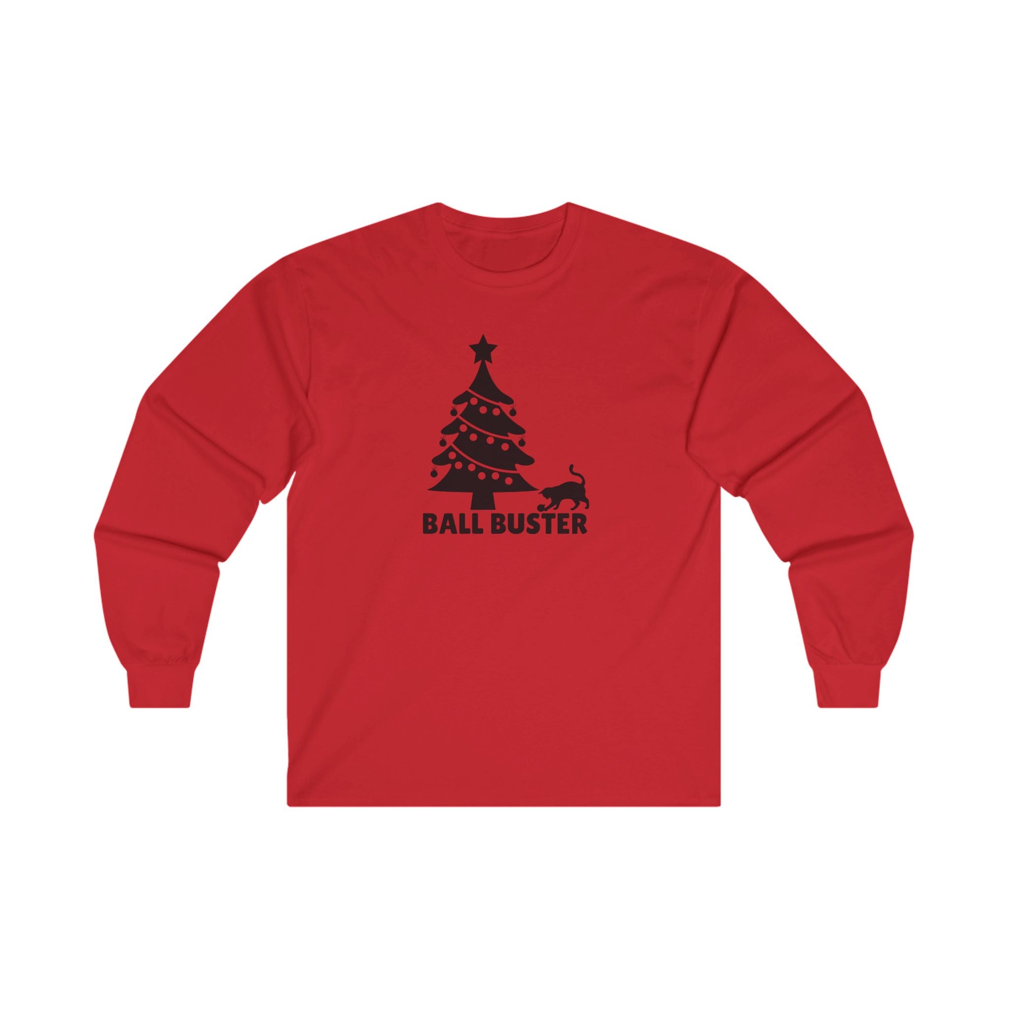 Photo depicting the ​Ball Buster Unisex Ultra Cotton Long Sleeve Tee from EpiAl's Shop.