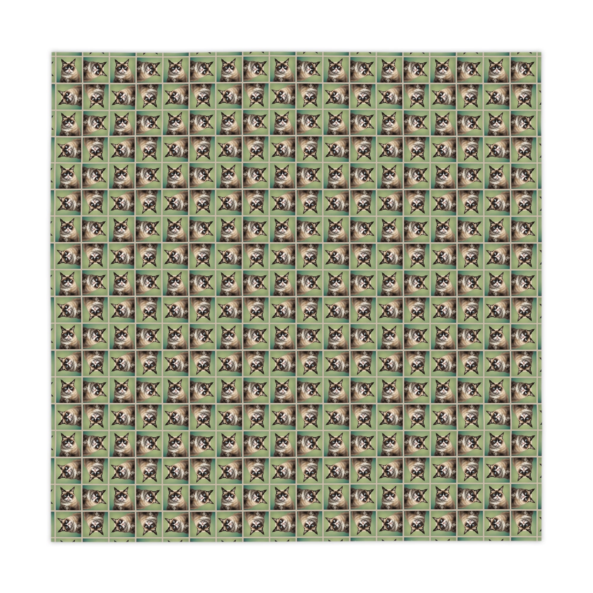 Grouchy Cat Tablecloth