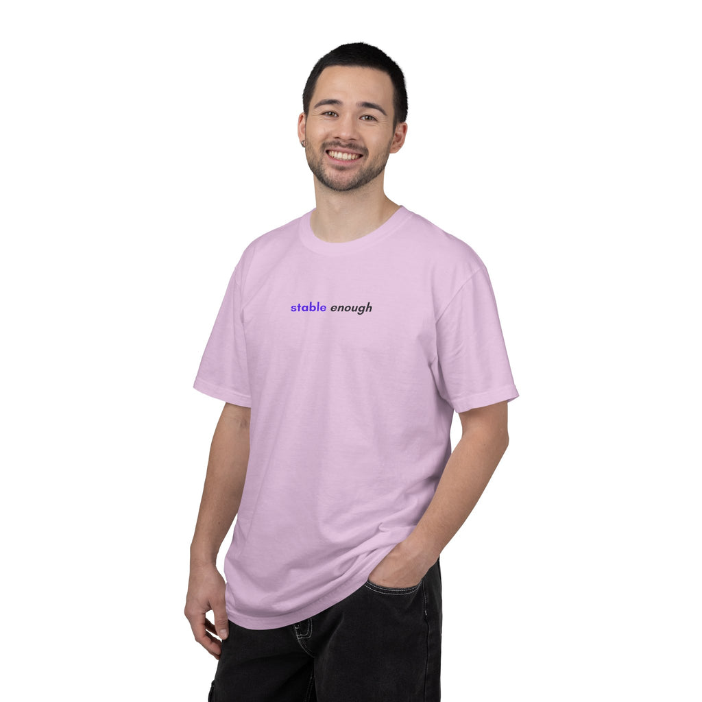 Stable Enough Epilepsy Awareness T-Shirt | Minimal Awareness Tee
