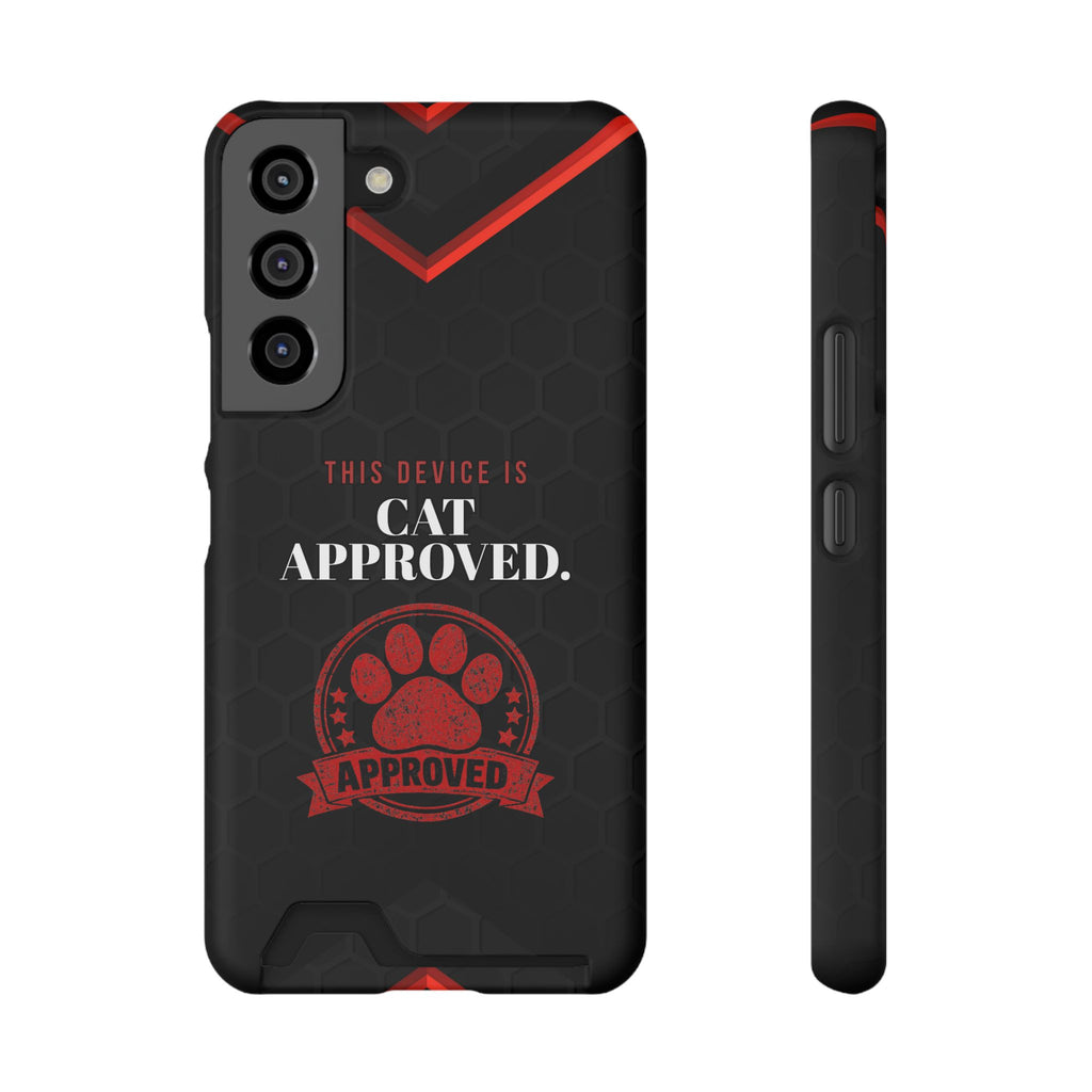 This Device Is Cat Approved iPhone Case – Paw Stamp Design