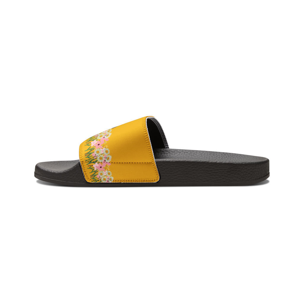 Floral Cat Slide Sandals — Garden Observer Edition