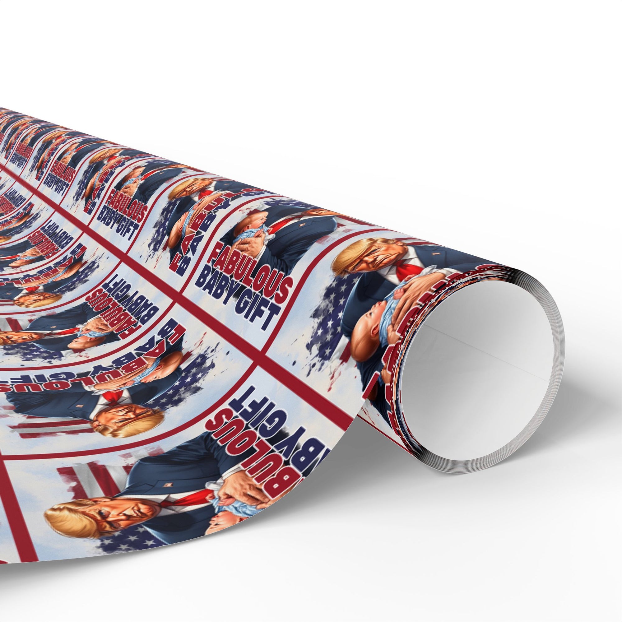 Trump Fabulous Baby Gift Wrapping Paper