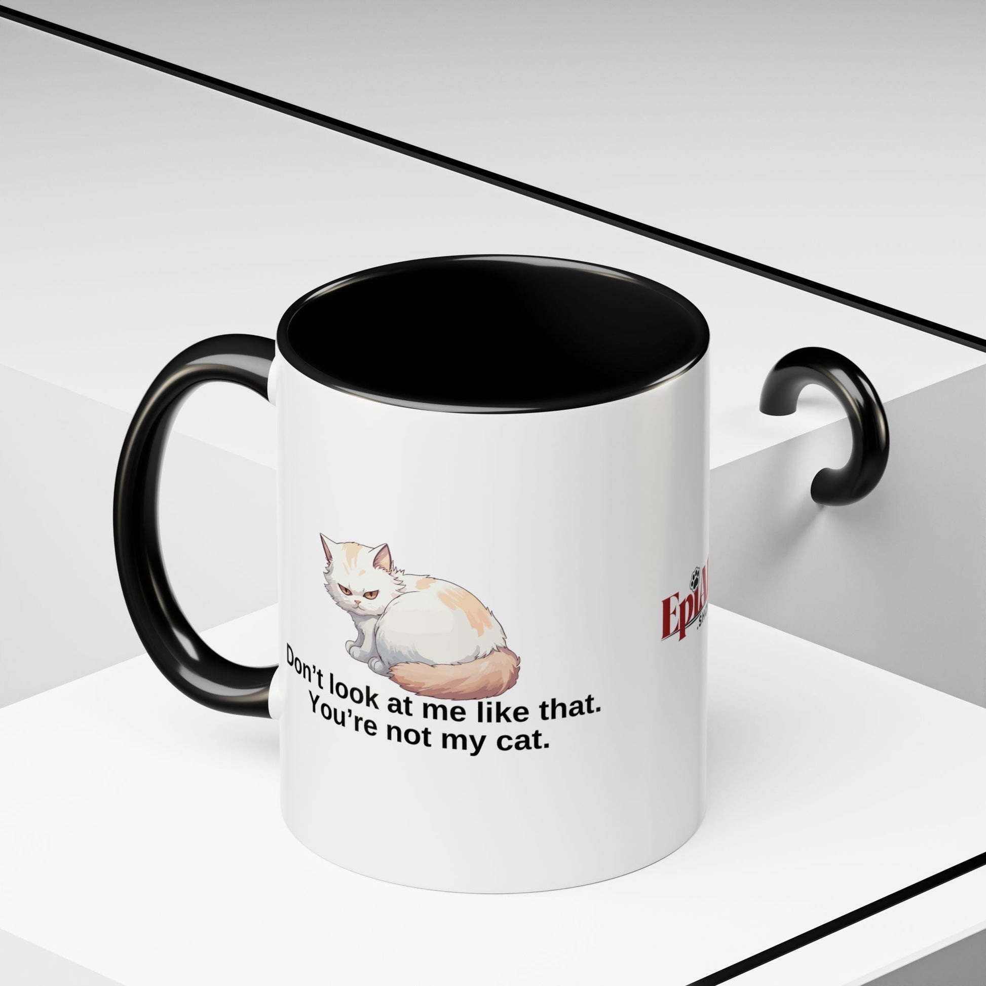 Humorous Cat Lover's Coffee Mug - 11/15oz Accent Mug Printify