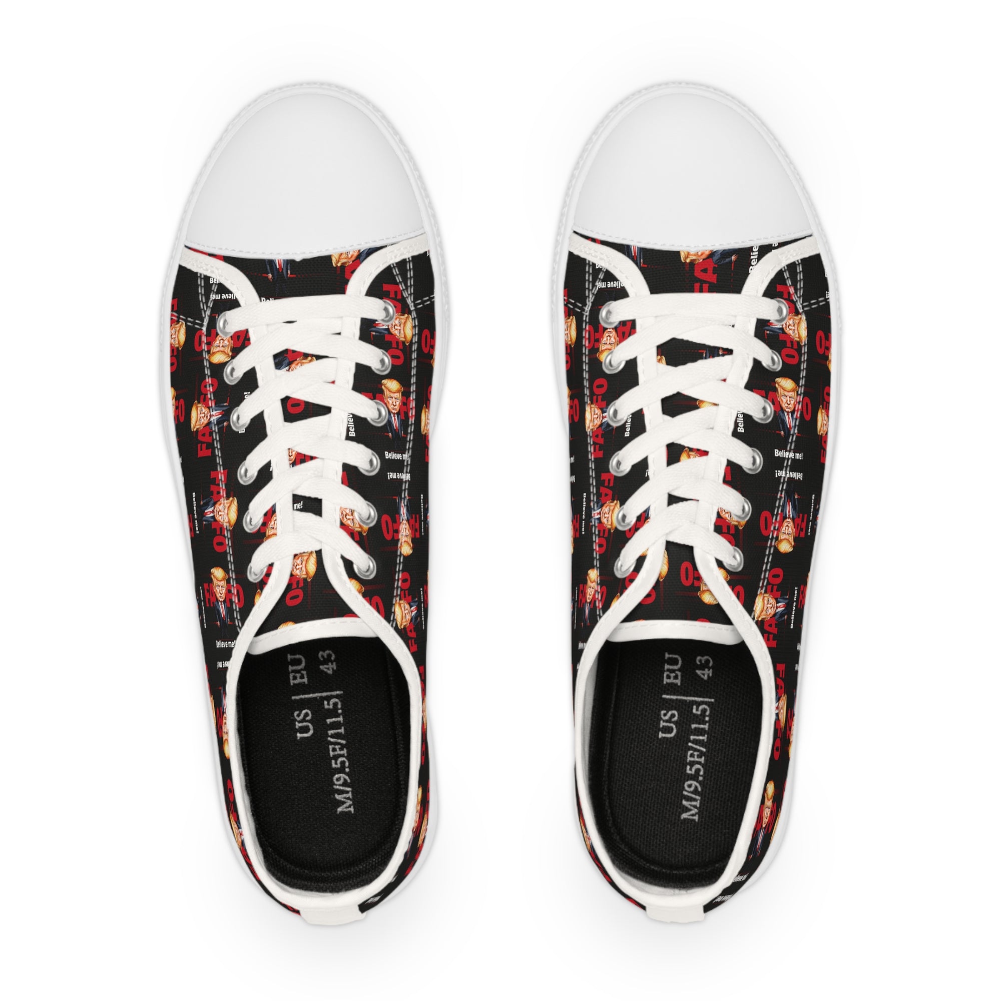 Trump FAFO Men's Low Top Sneakers