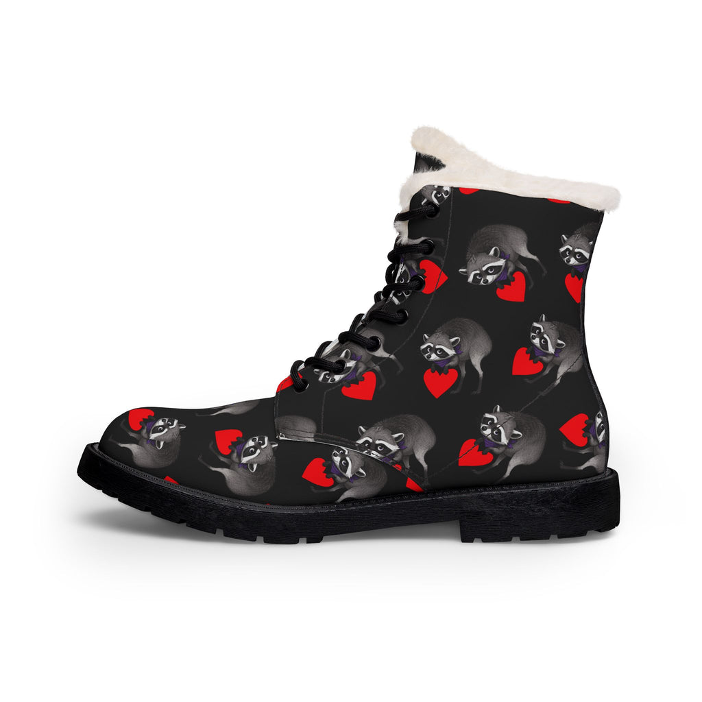 Jimothy Fur-Lined Vegan Leather Winter Boots