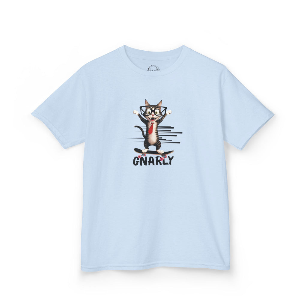 Kids Gnarly Cat Tee - Fun and Playful Cotton T-Shirt for Children
