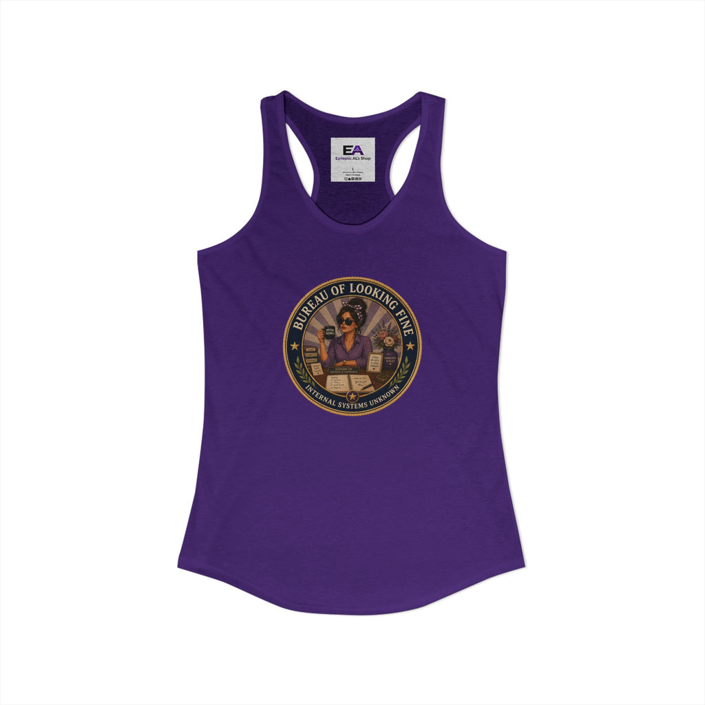Bureau of Looking Fine Women's Racerback Tank Top – Internal Systems Unknown