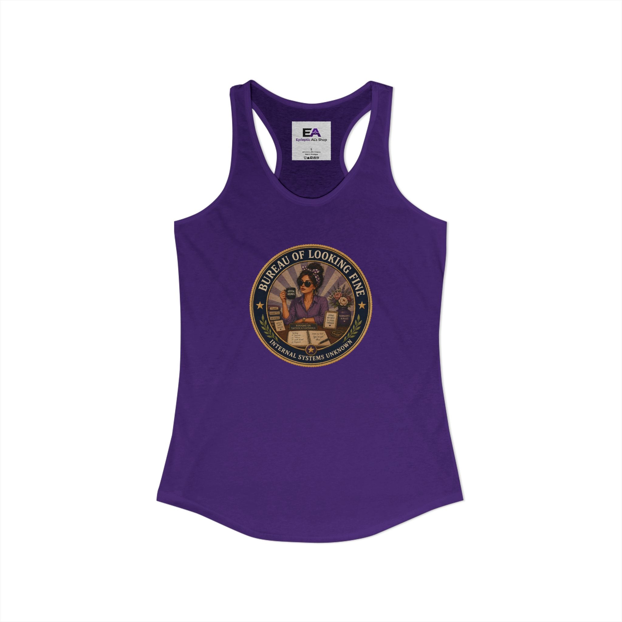 Bureau of Looking Fine Women's Racerback Tank Top – Internal Systems Unknown