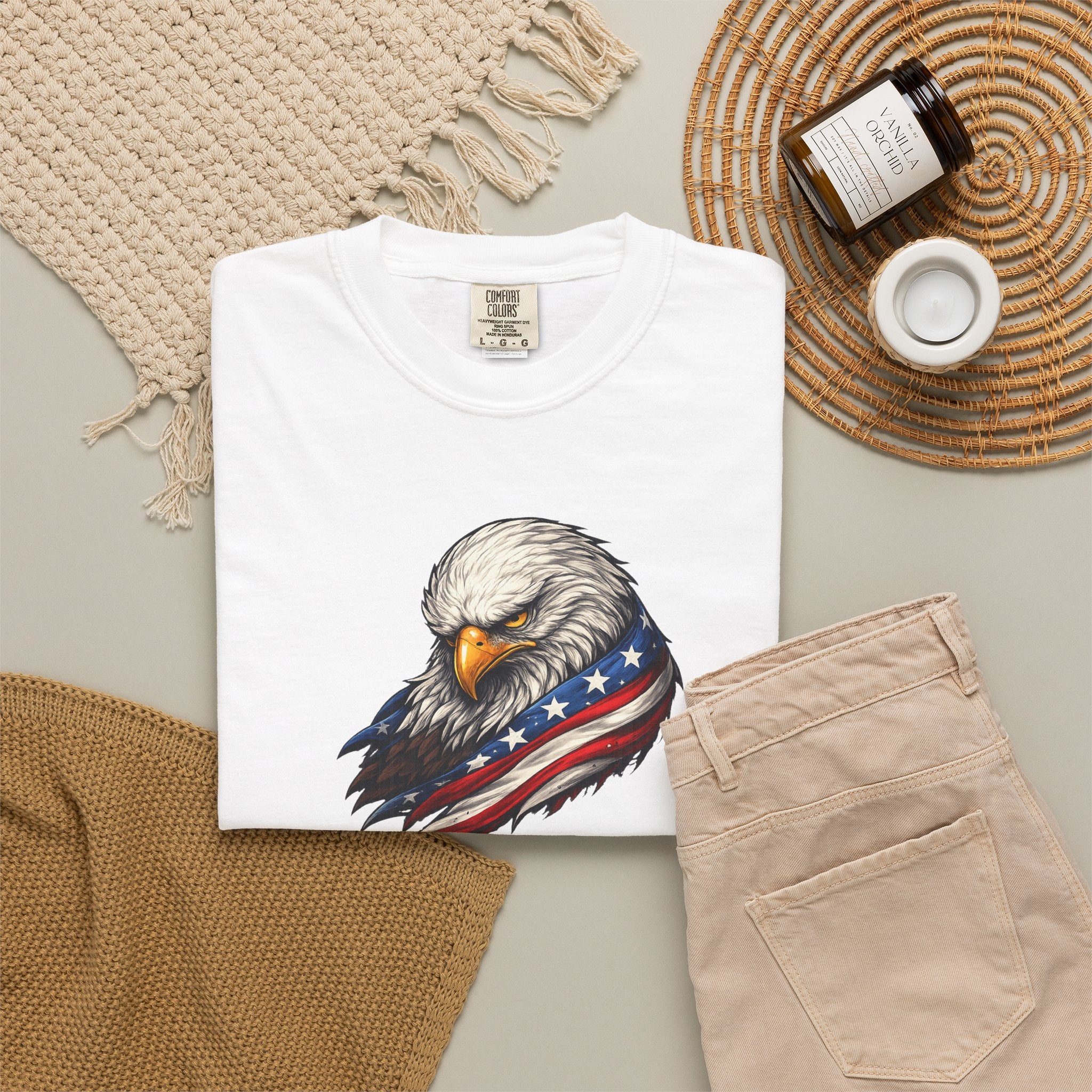 Eagle of Quiet Resolve Heavyweight T-Shirt