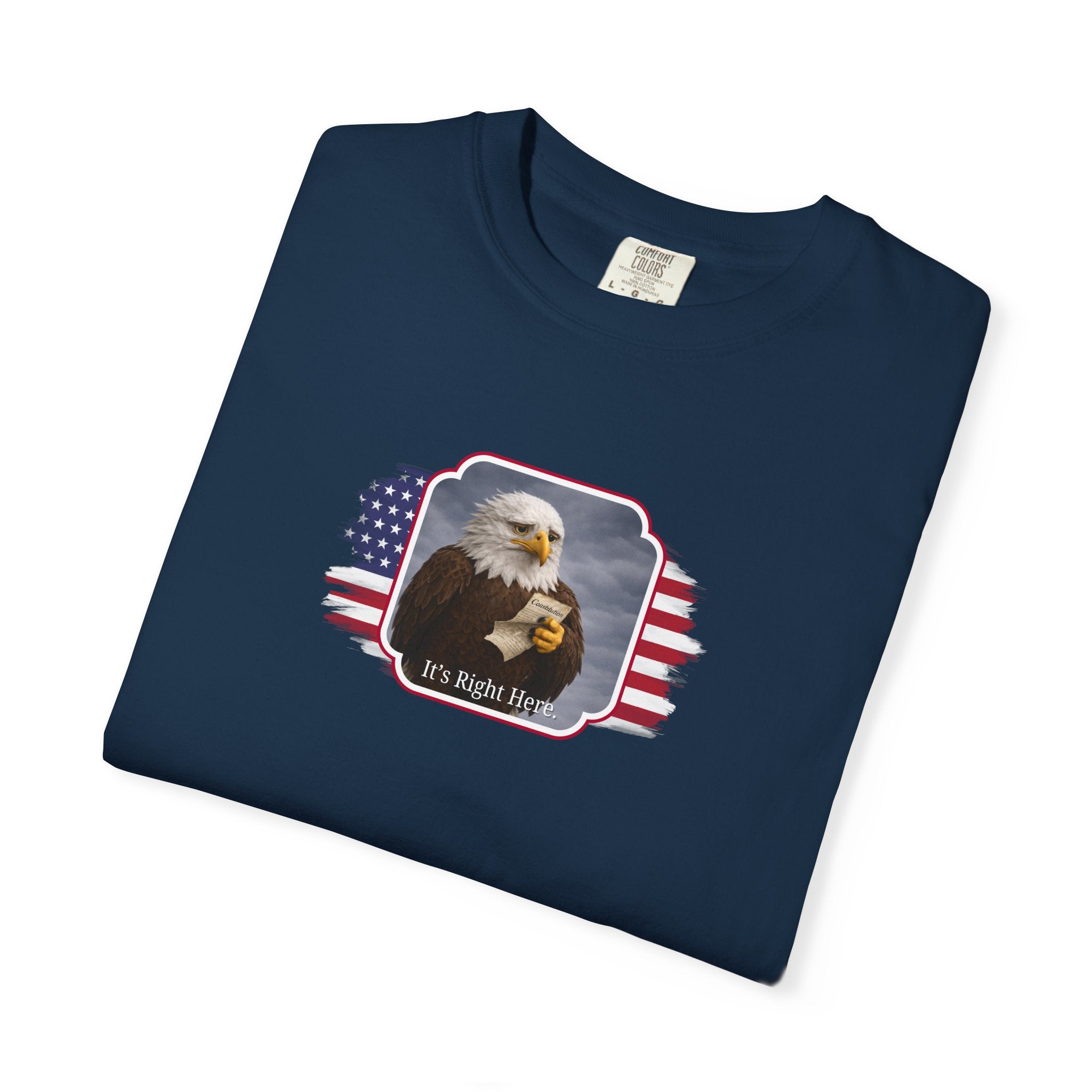 “It’s Right Here” Political Parody T-Shirt