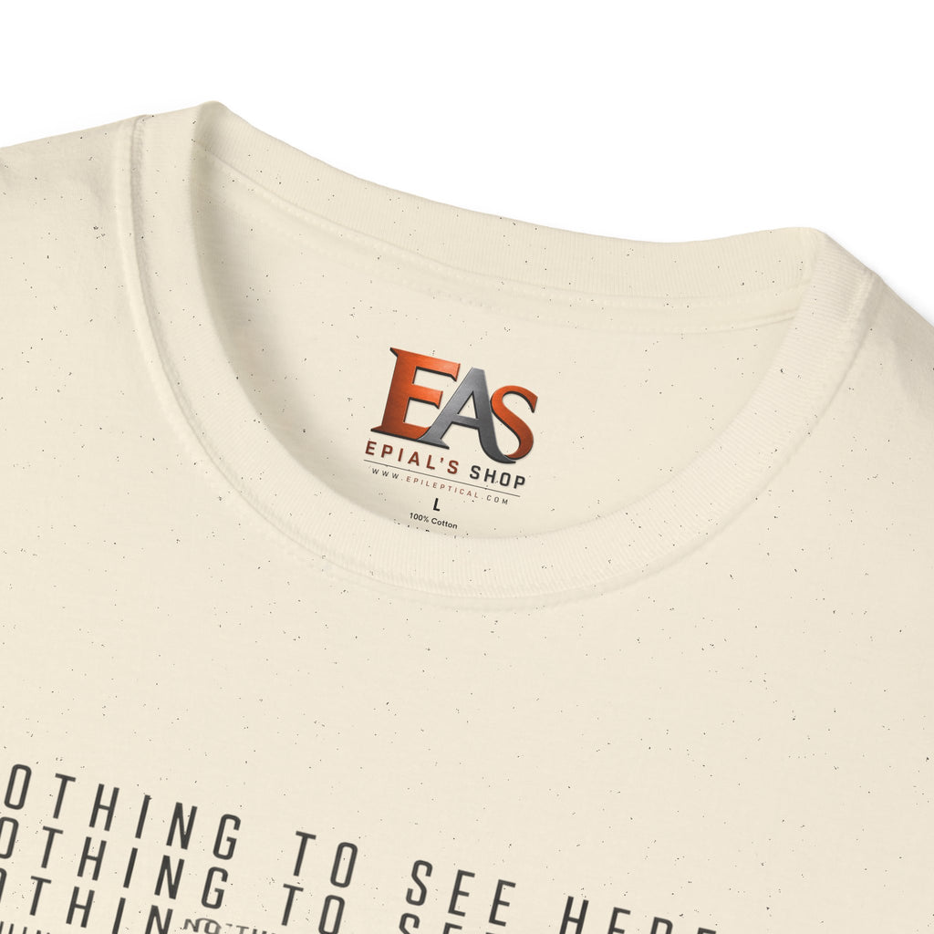 Nothing to See Here T-Shirt | Hidden Fingerprint True Crime & Internet Sleuth Tee