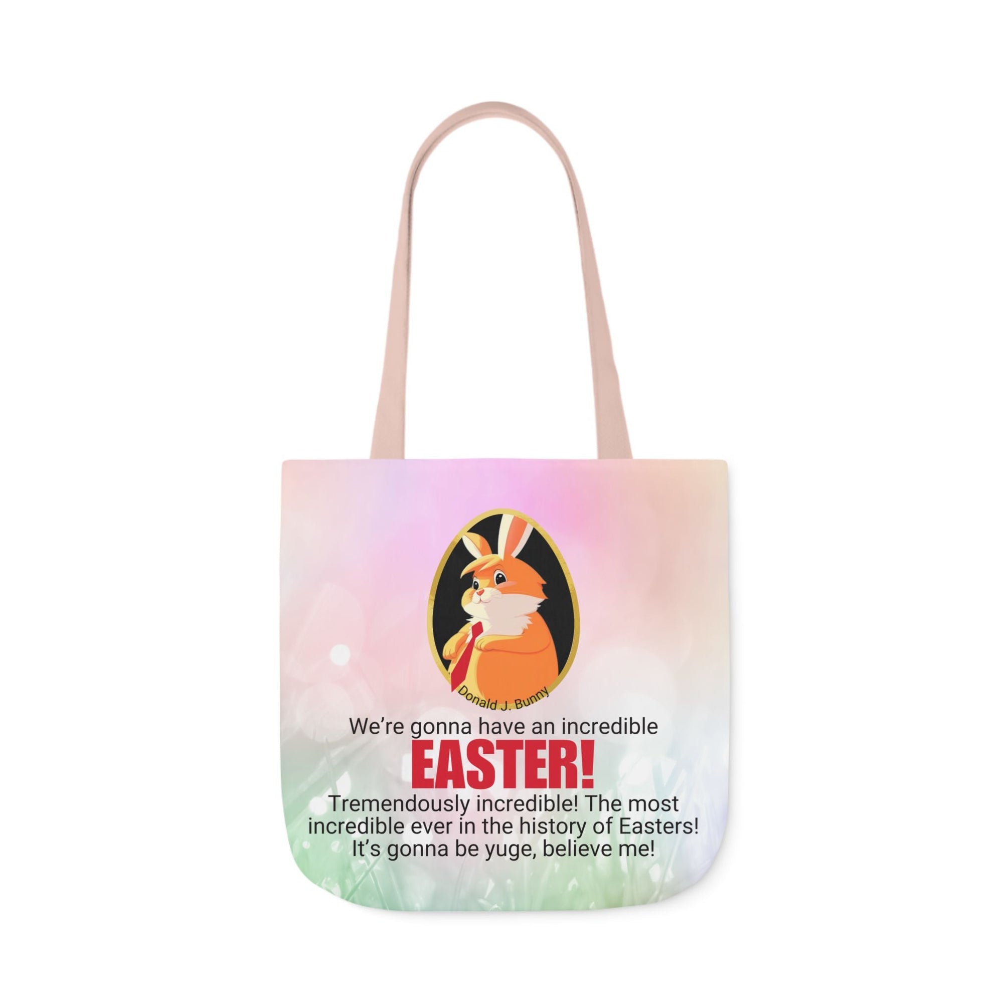 Incredible Easter Canvas Tote Bag - 5-Color Straps Printify