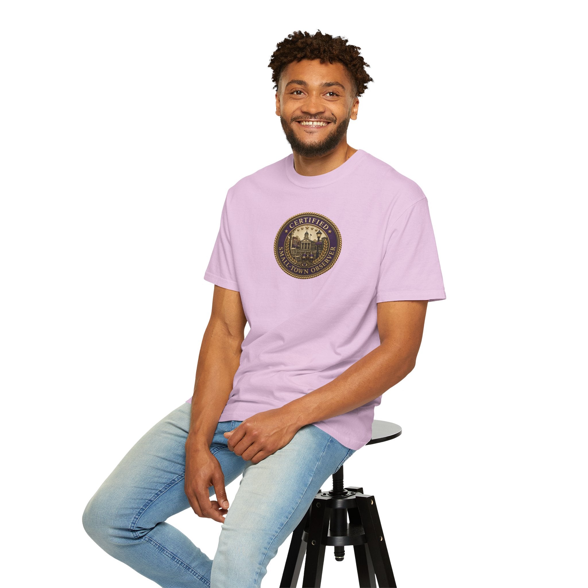 Certified Small-Town Observer Garment-Dyed T-Shirt
