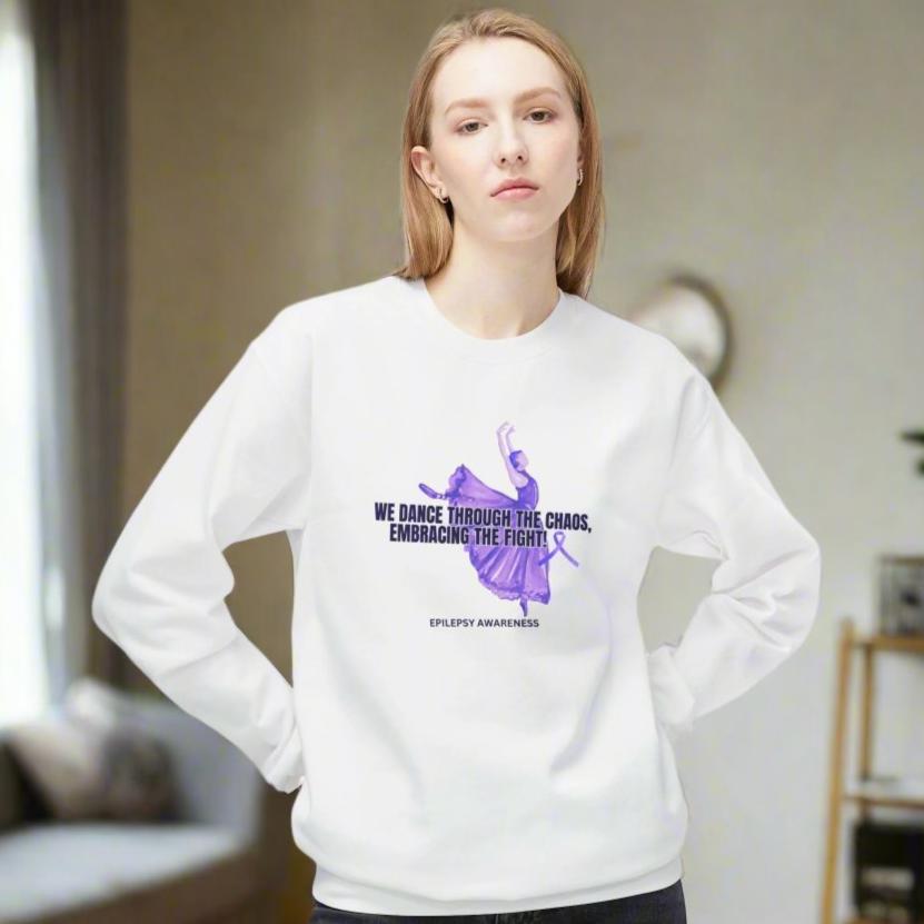 Dance Through the Chaos Softstyle Fleece Crewneck Sweatshirt - EpiAl's Shop