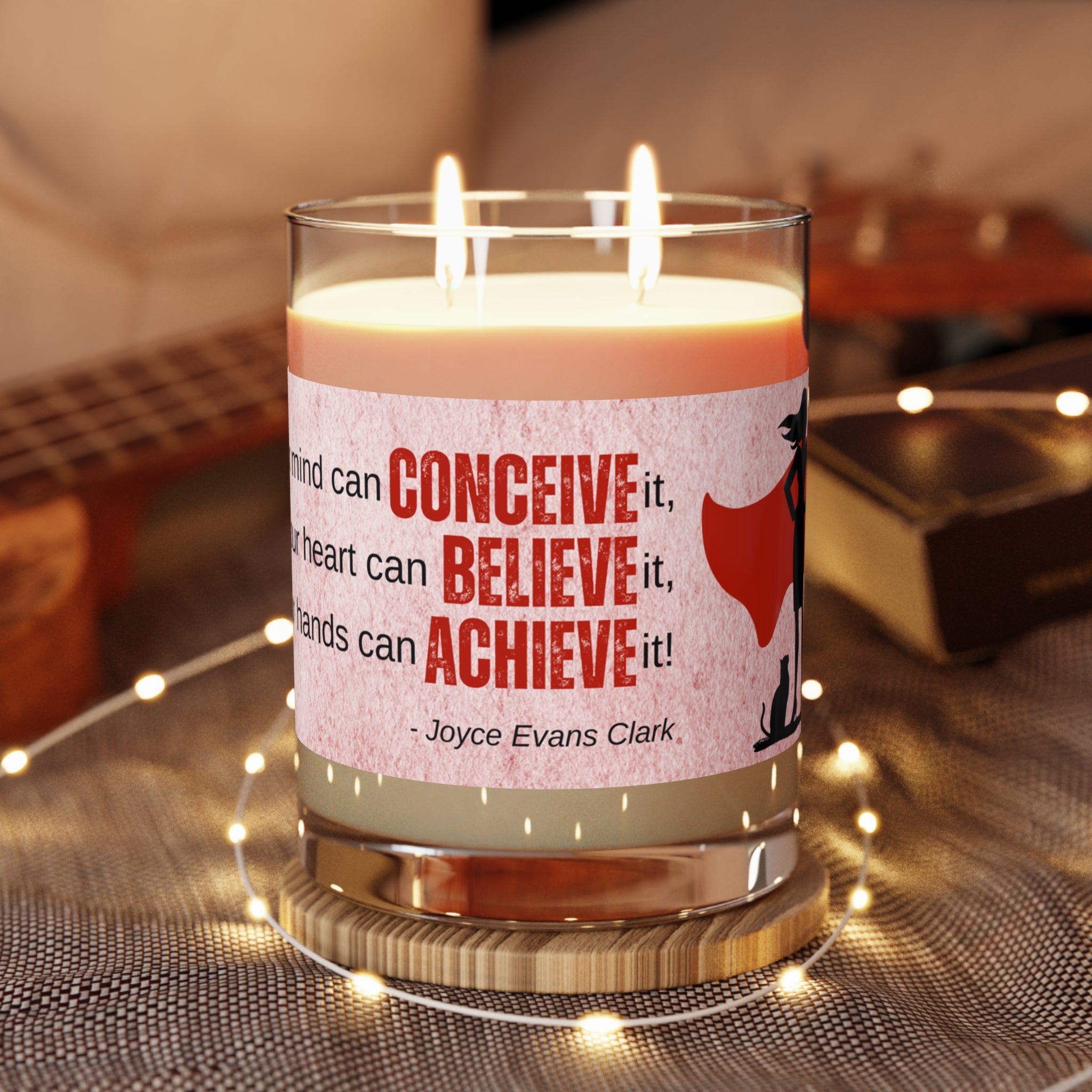 Photo depicting the ​Perception Scented Candle - Full Glass, 11oz from EpiAl's Shop.