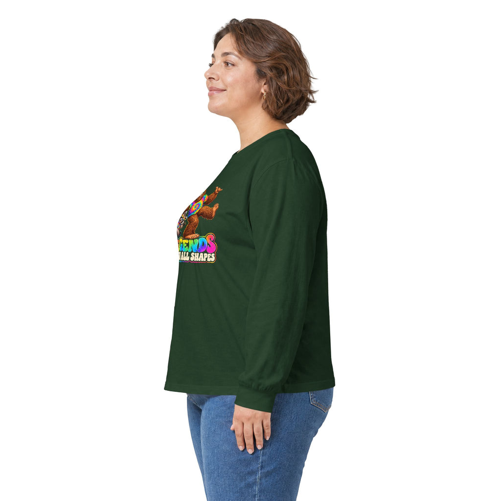Legends Come in All Shapes | Bigfoot & Jimothy Retro Long-Sleeve Tee