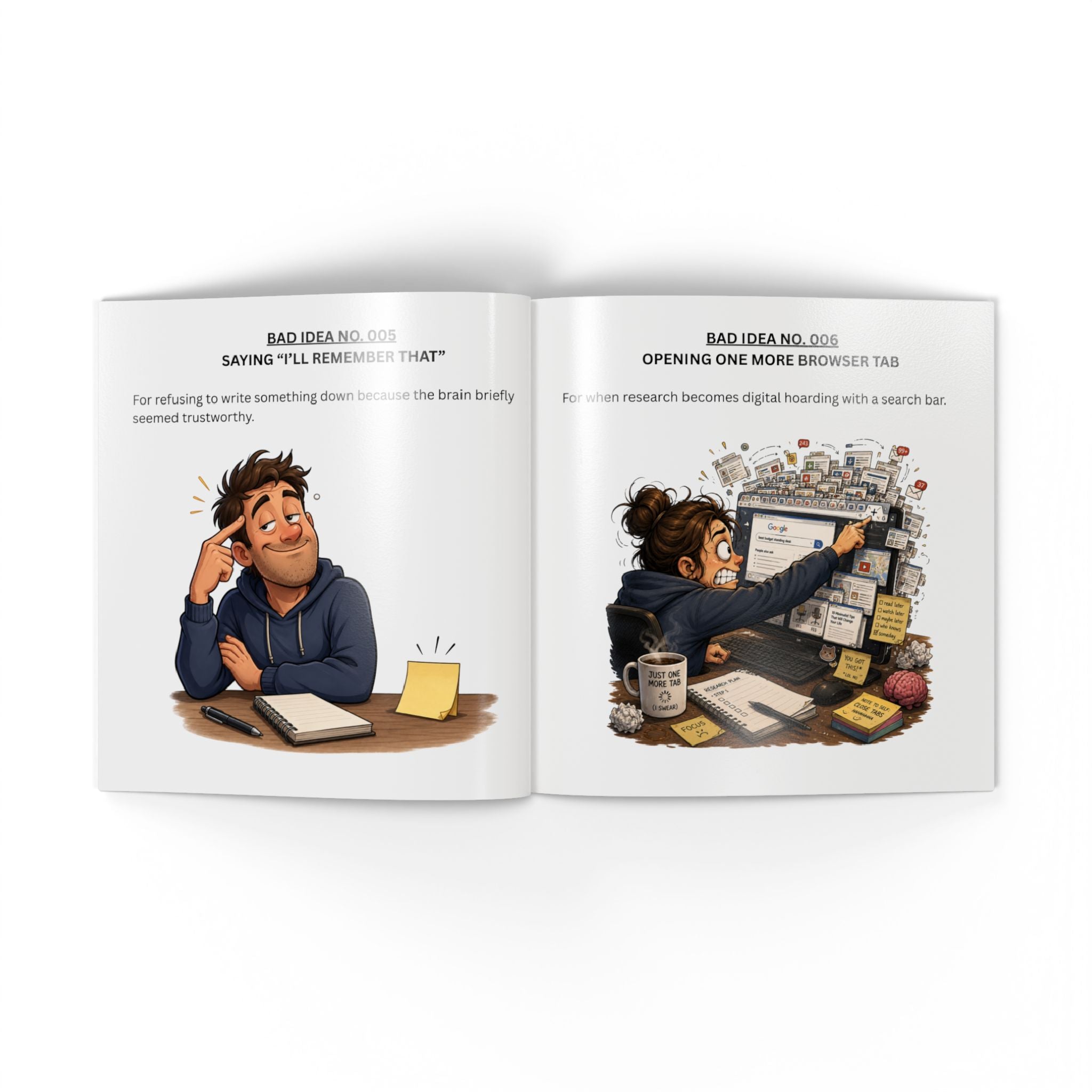 Bureau of Bad Ideas: Funny Faux-Government Softcover Book